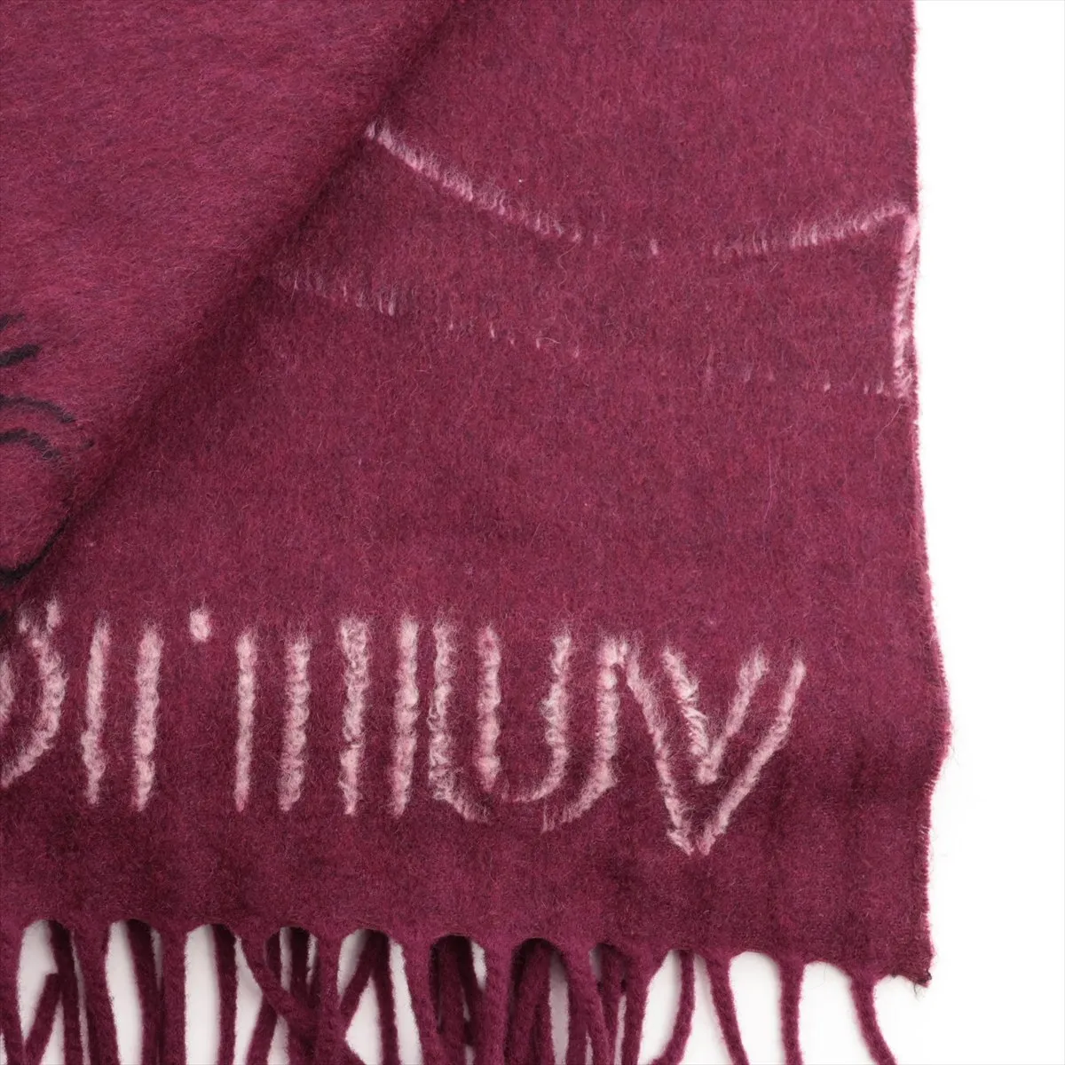 Echarpe The Ultimate CM0261 Scarf, Cashmere x Wool, Bordeaux, Tag — view 2