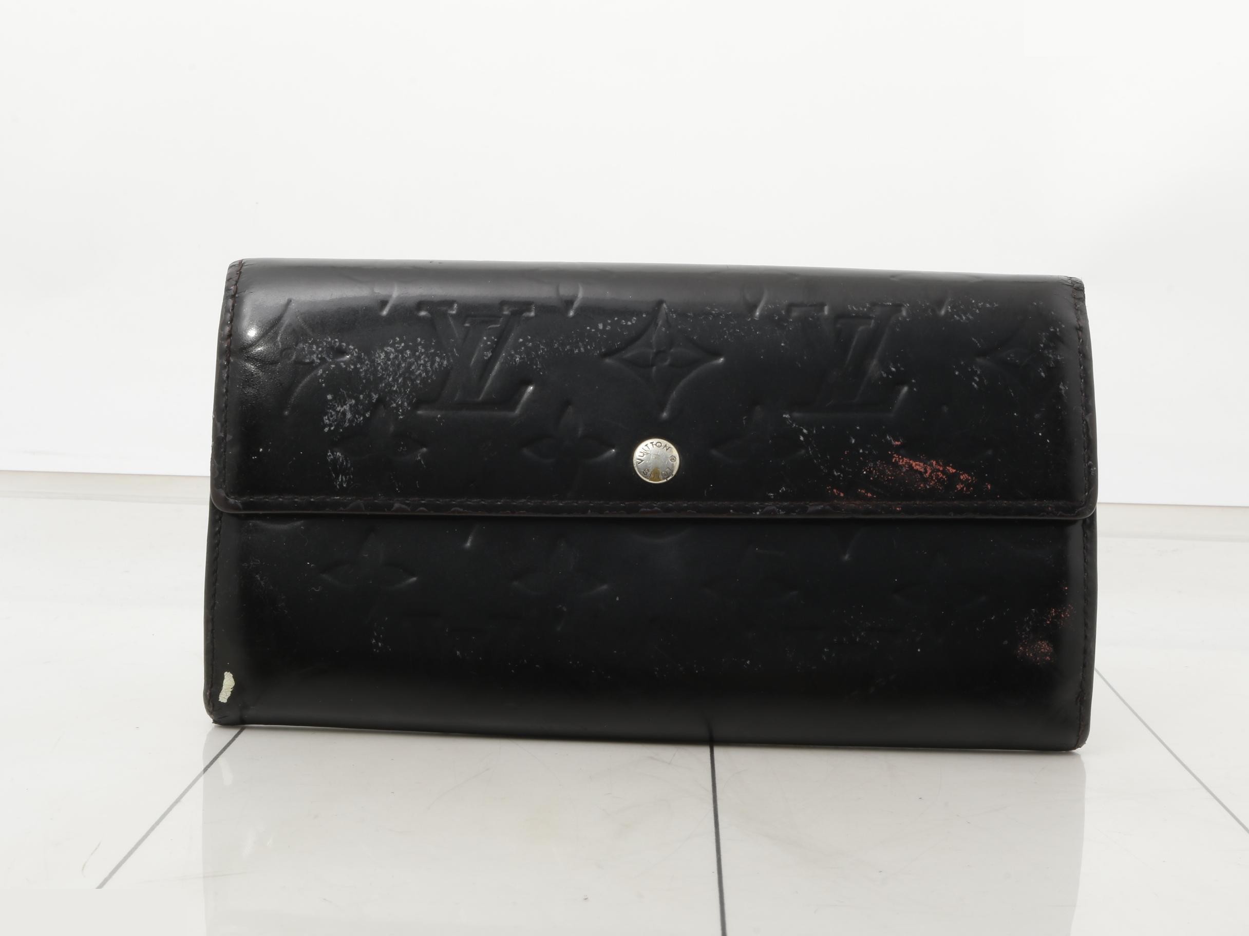 Portefeuille Sarah Vernis Noir