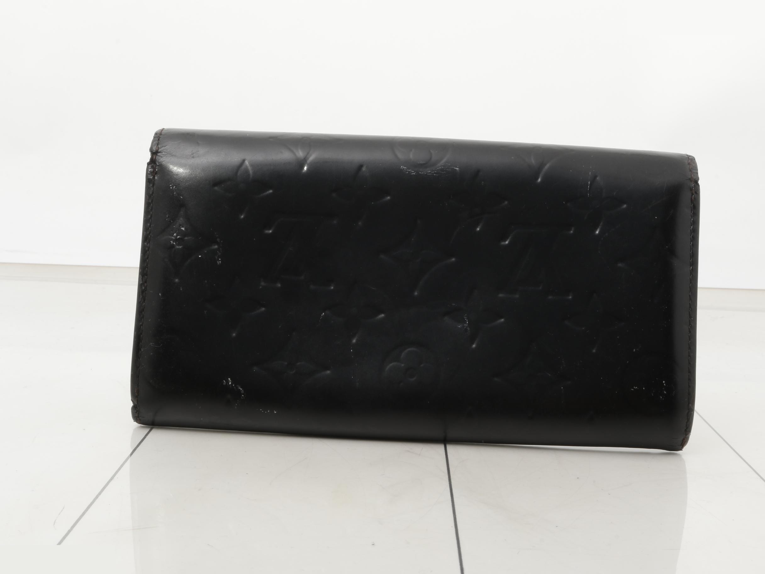 Portefeuille Sarah Vernis Noir — view 2