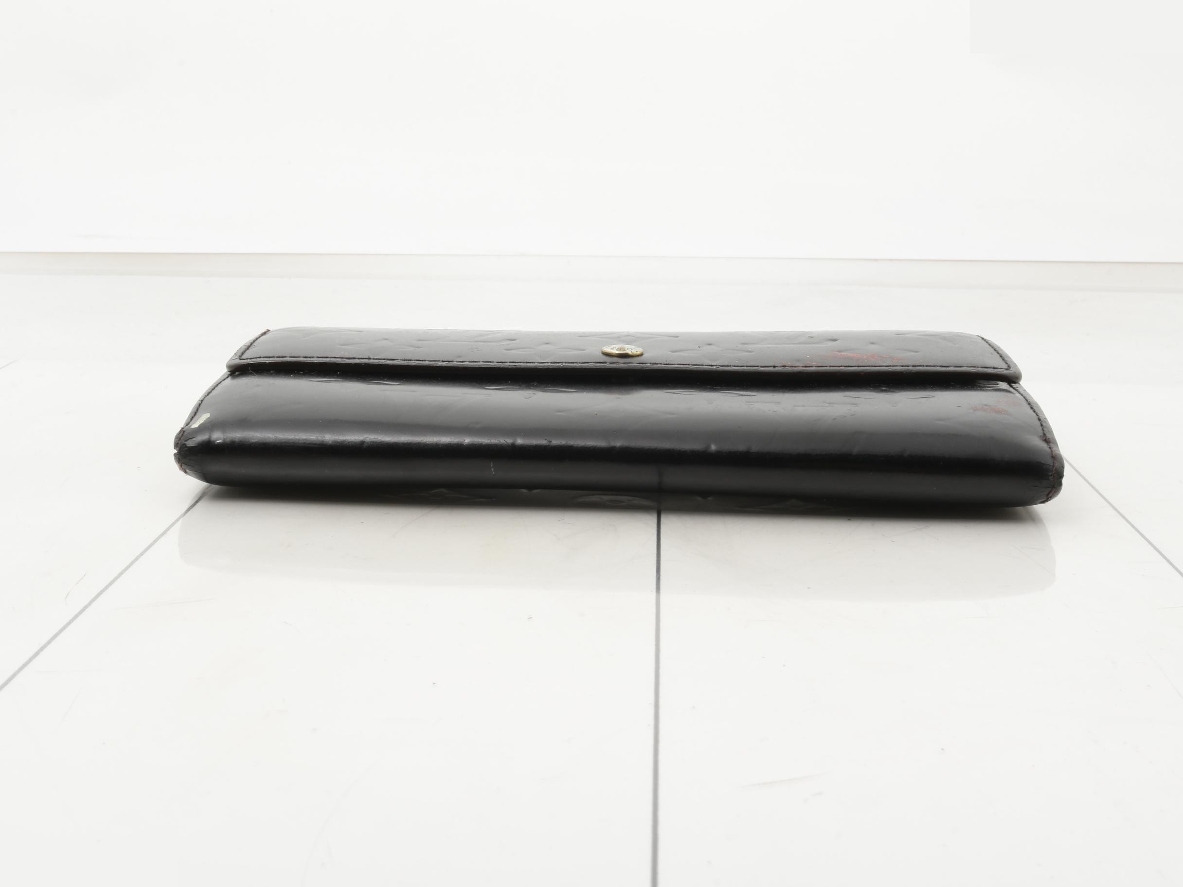 Portefeuille Sarah Vernis Noir — view 3