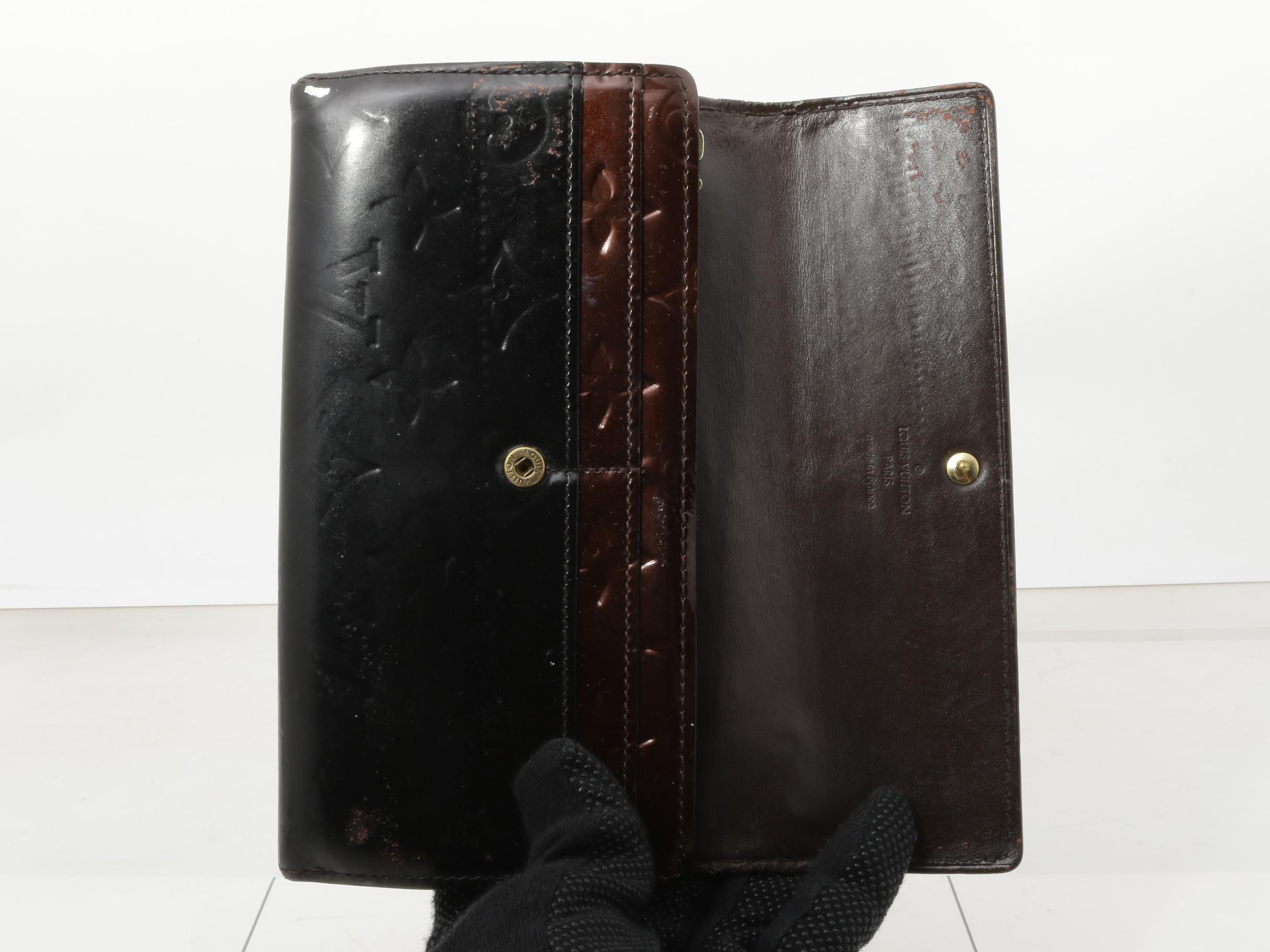 Portefeuille Sarah Vernis Noir — view 4