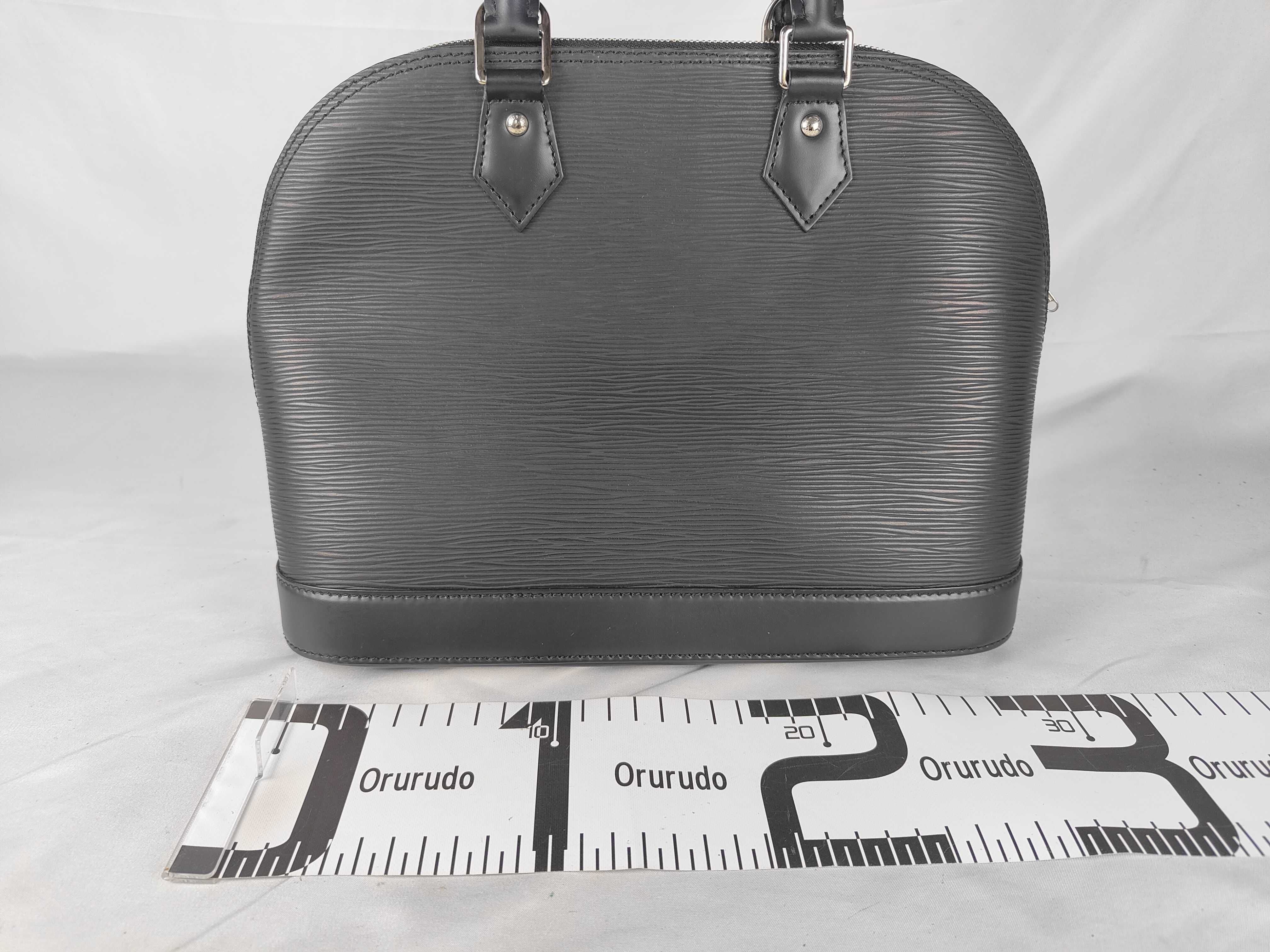 Epi ID- Alma Epi 31 Leather Black Handbag SHW AA0158 Handbag — view 2