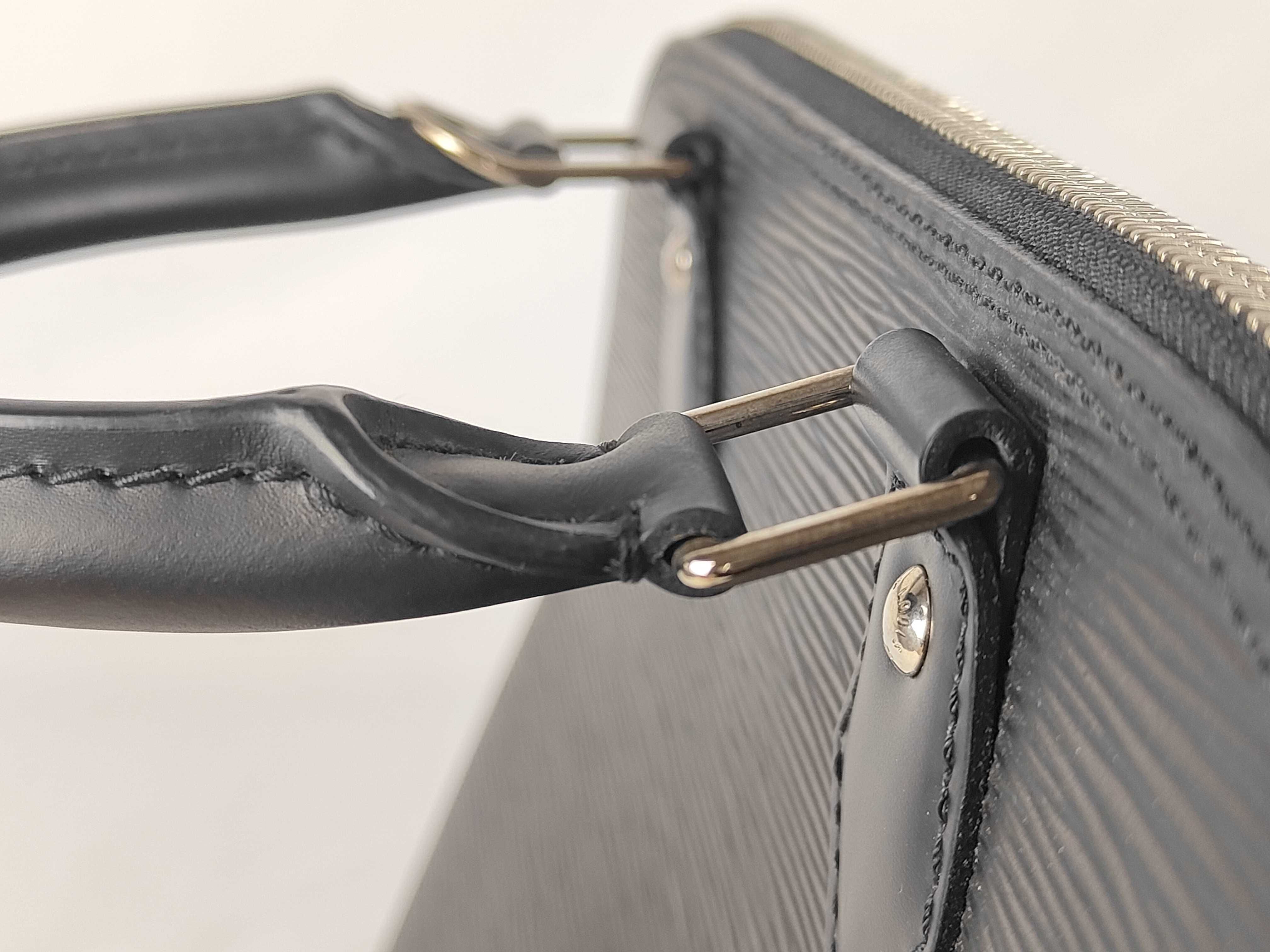 Epi ID- Alma Epi 31 Leather Black Handbag SHW AA0158 Handbag — view 5