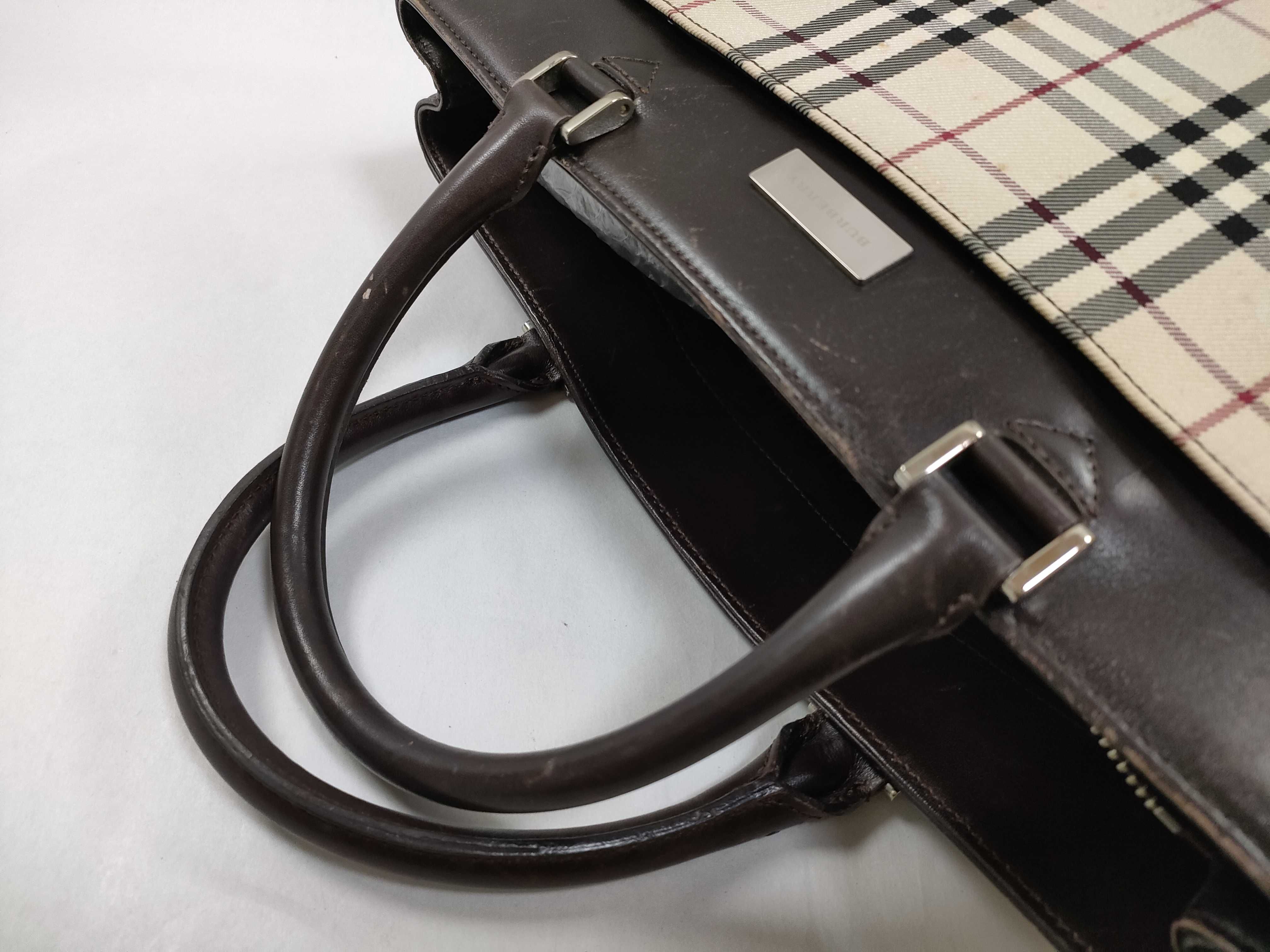 handbag, Nova Check pattern, beige. — view 3