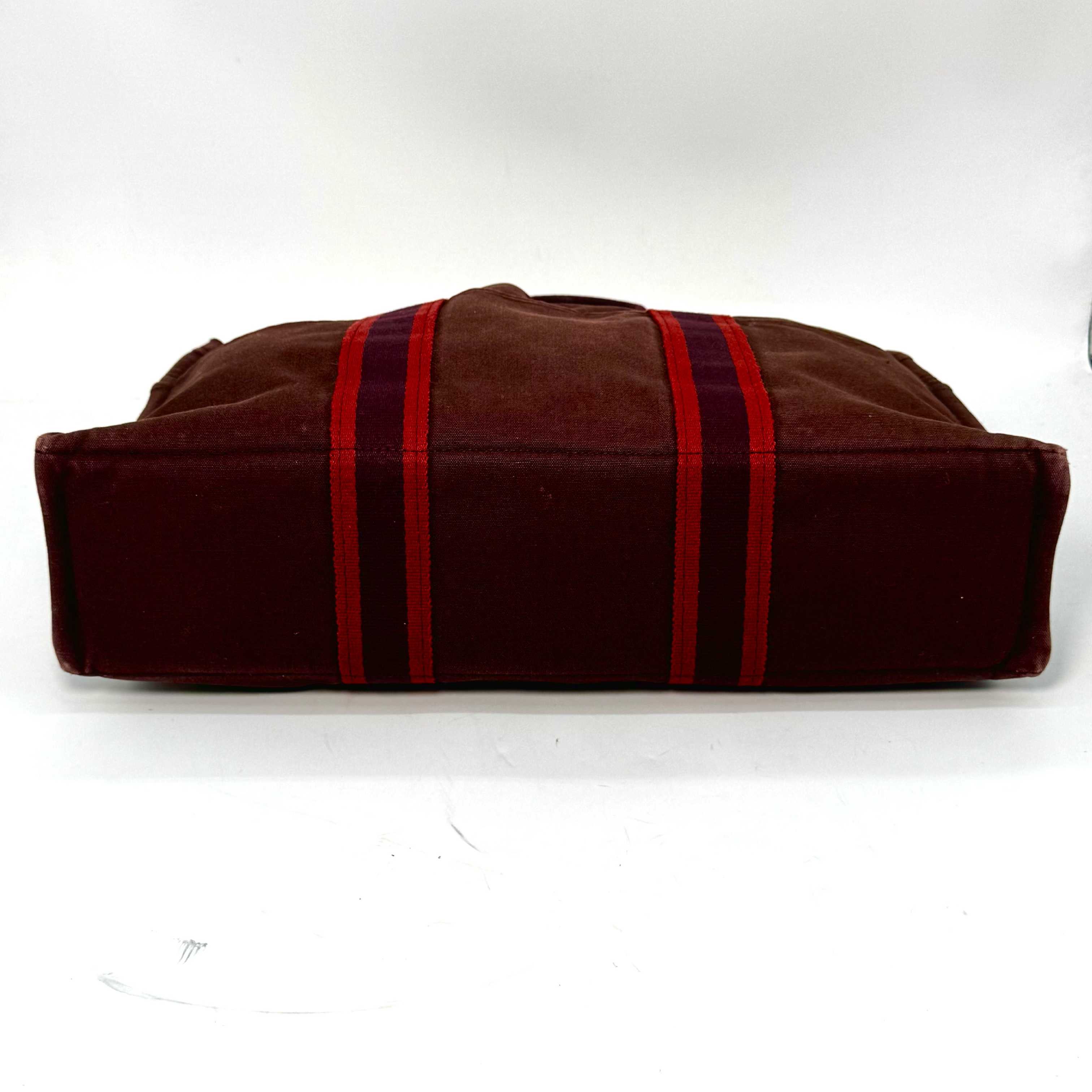 Fool Toe MM Tote Bag Brown Tote Bag — view 3