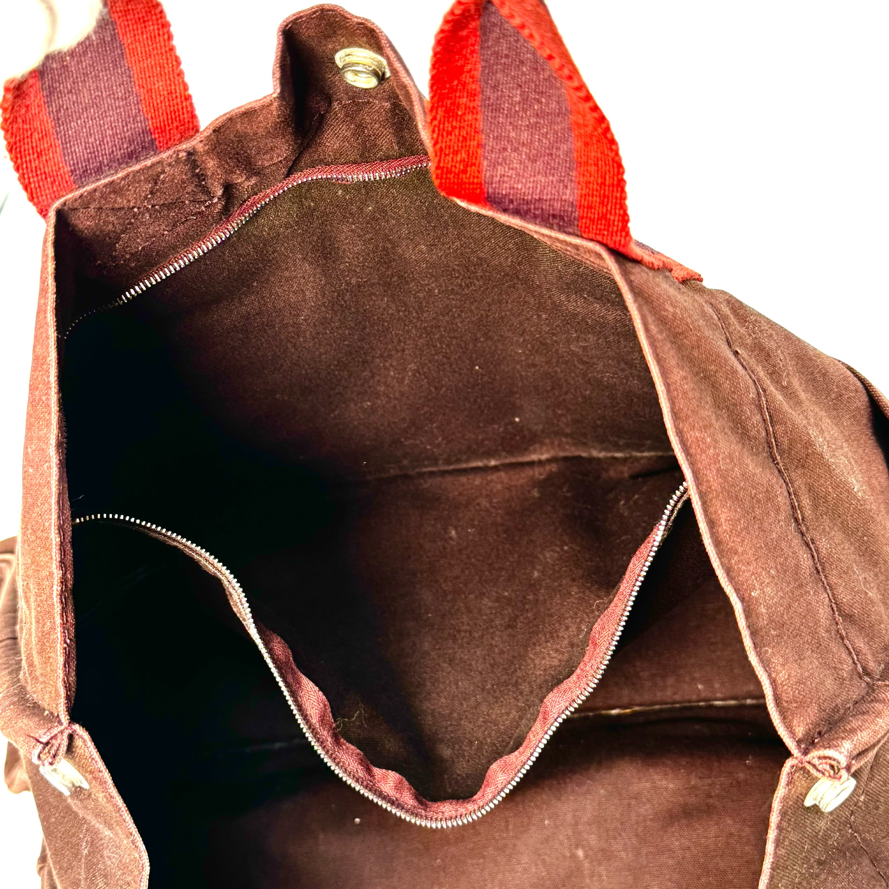 Fool Toe MM Tote Bag Brown Tote Bag — view 5