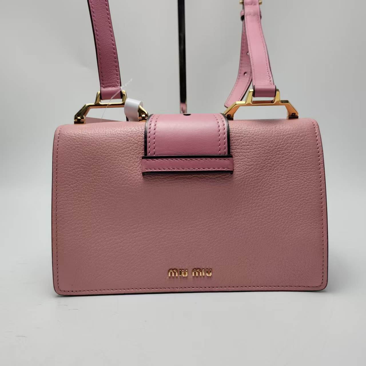【*Shipped from: China*】Miu Miu Crystal Leather Shoulder Bag — view 2