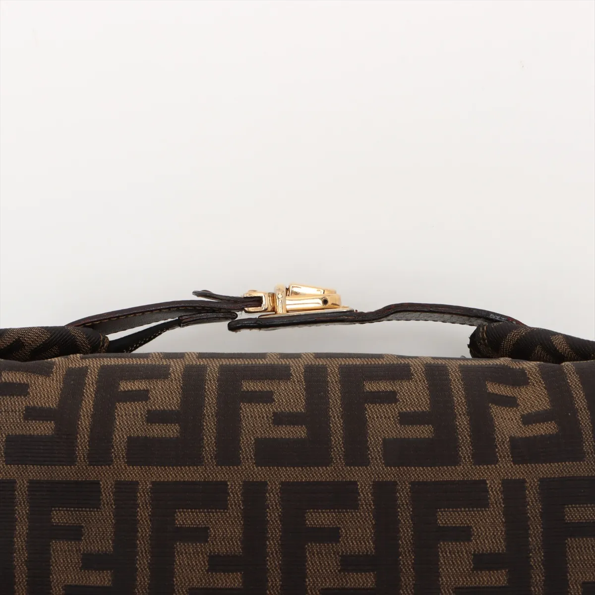 Zucca Canvas x Leather Vanity Bag Brown — view 6