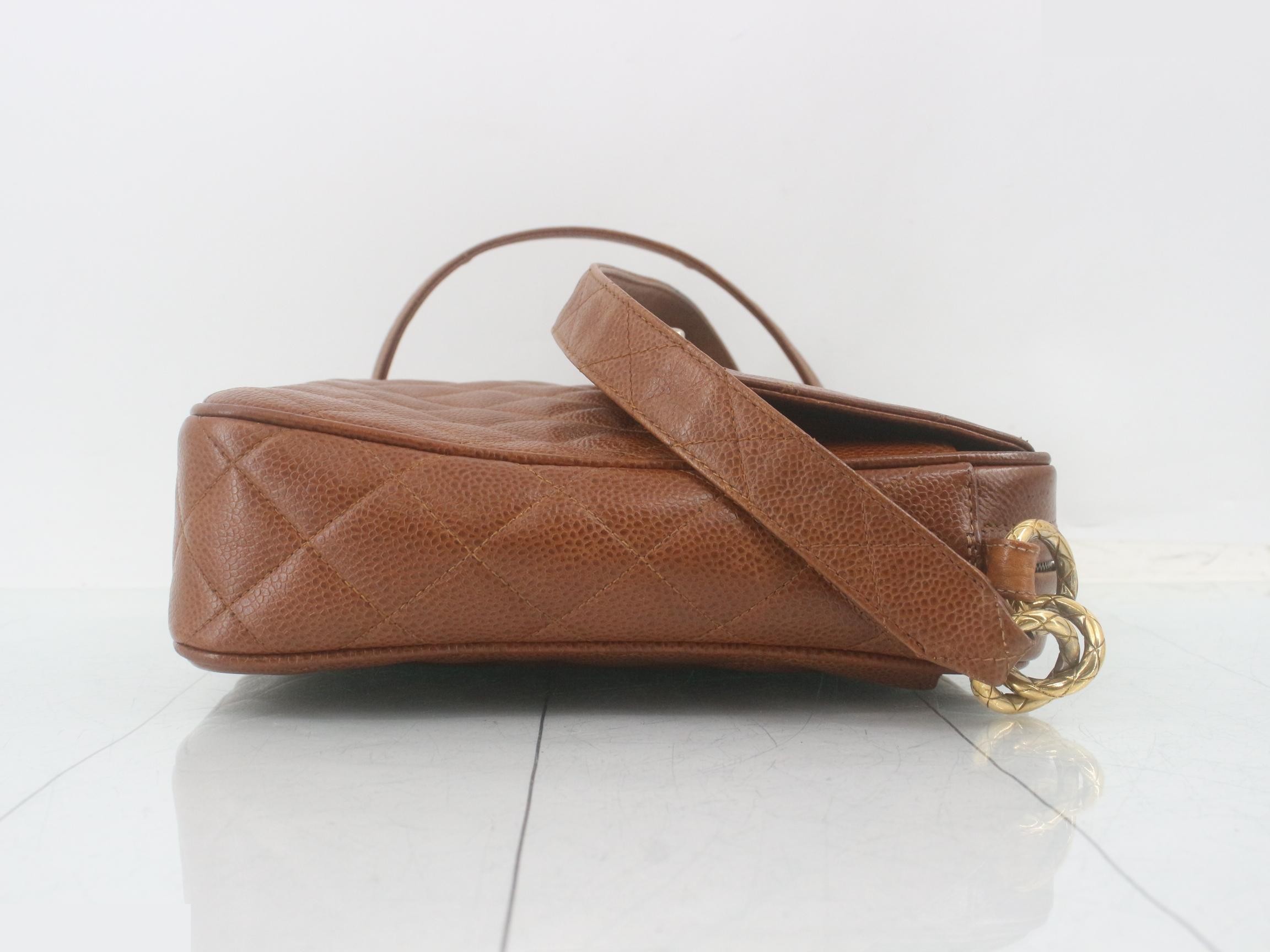 Caviar leather turn-lock matelassé shoulder bag, item number 2. — view 3