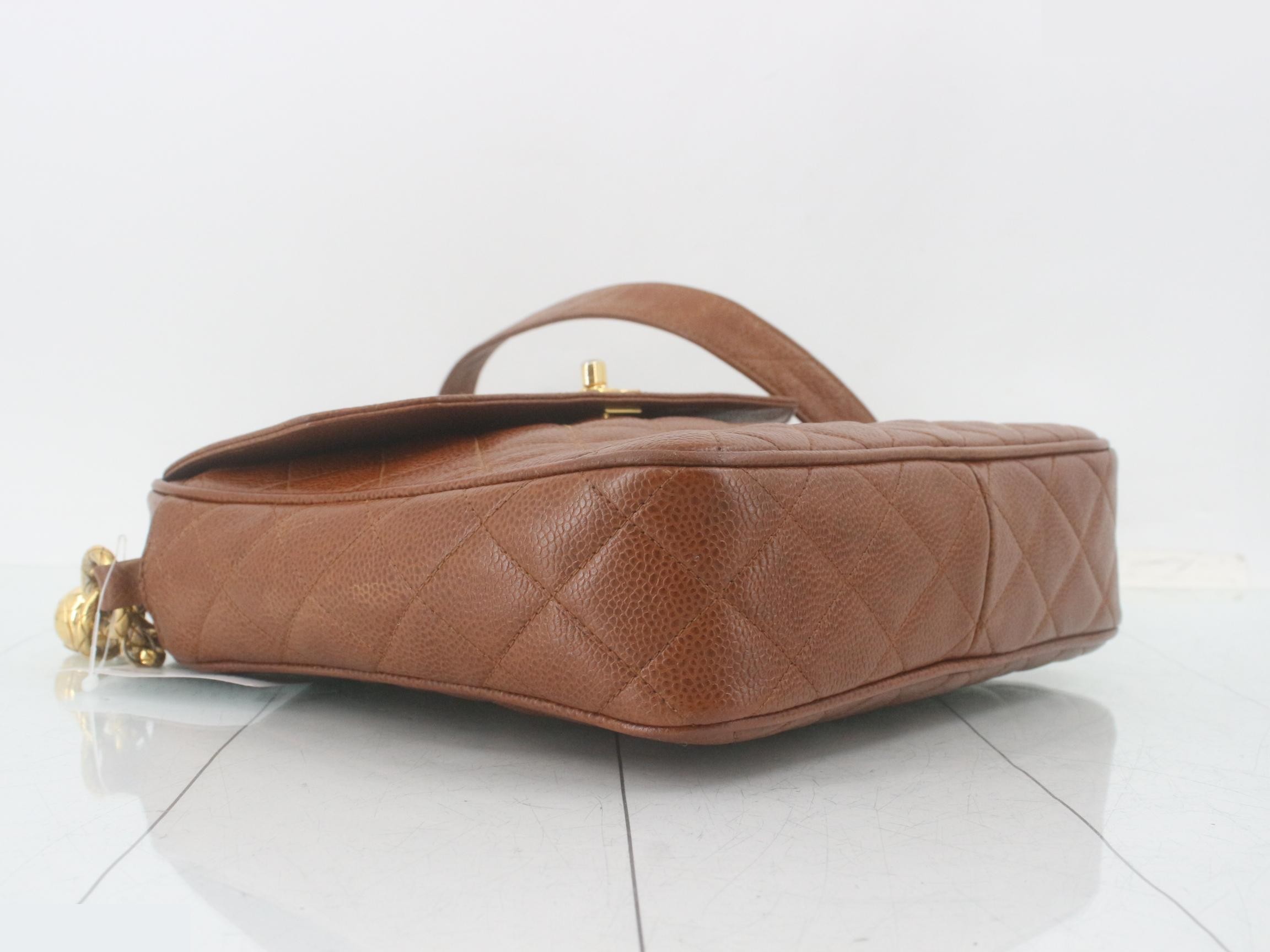 Caviar leather turn-lock matelassé shoulder bag, item number 2. — view 5
