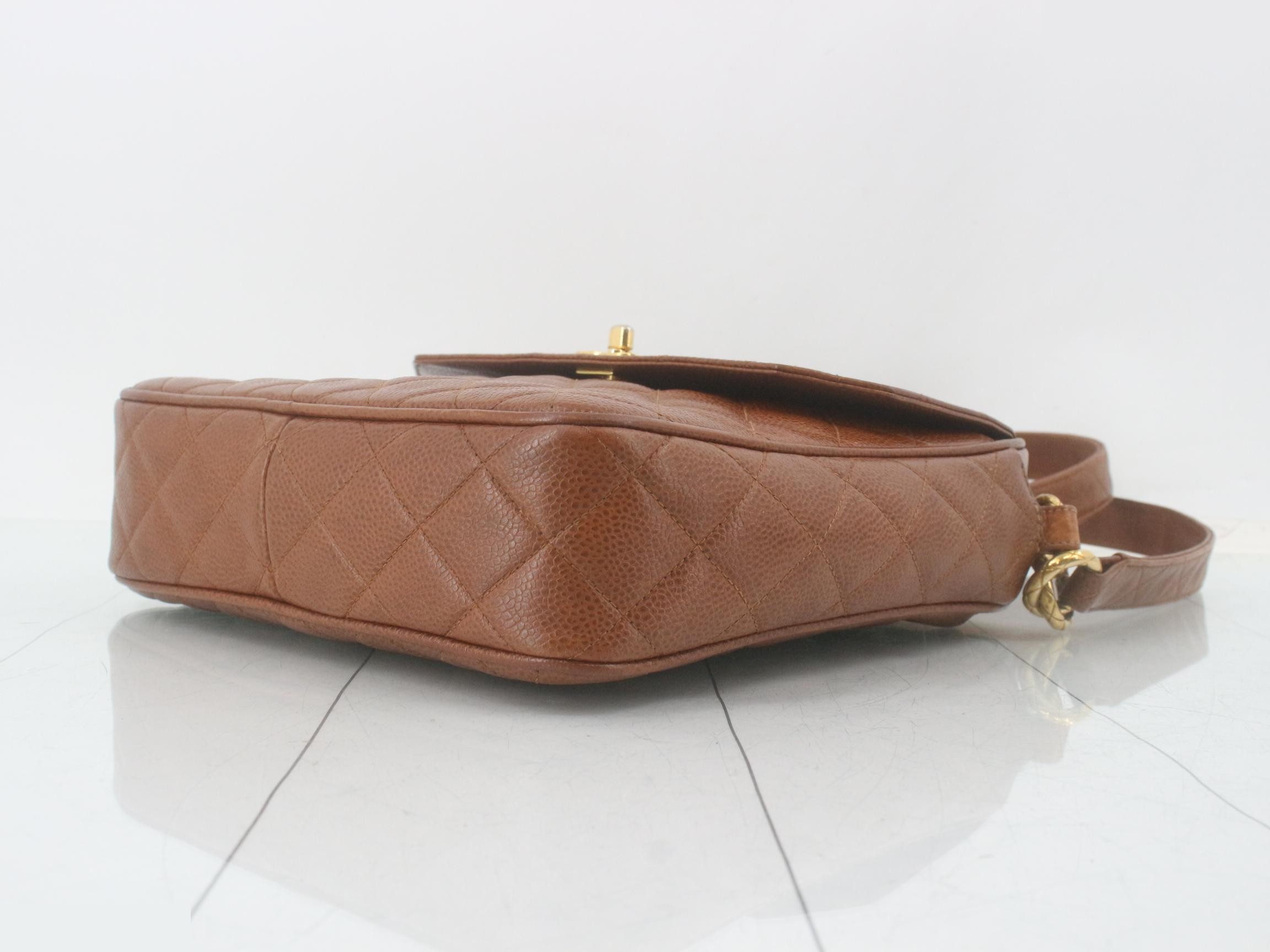 Caviar leather turn-lock matelassé shoulder bag, item number 2. — view 6