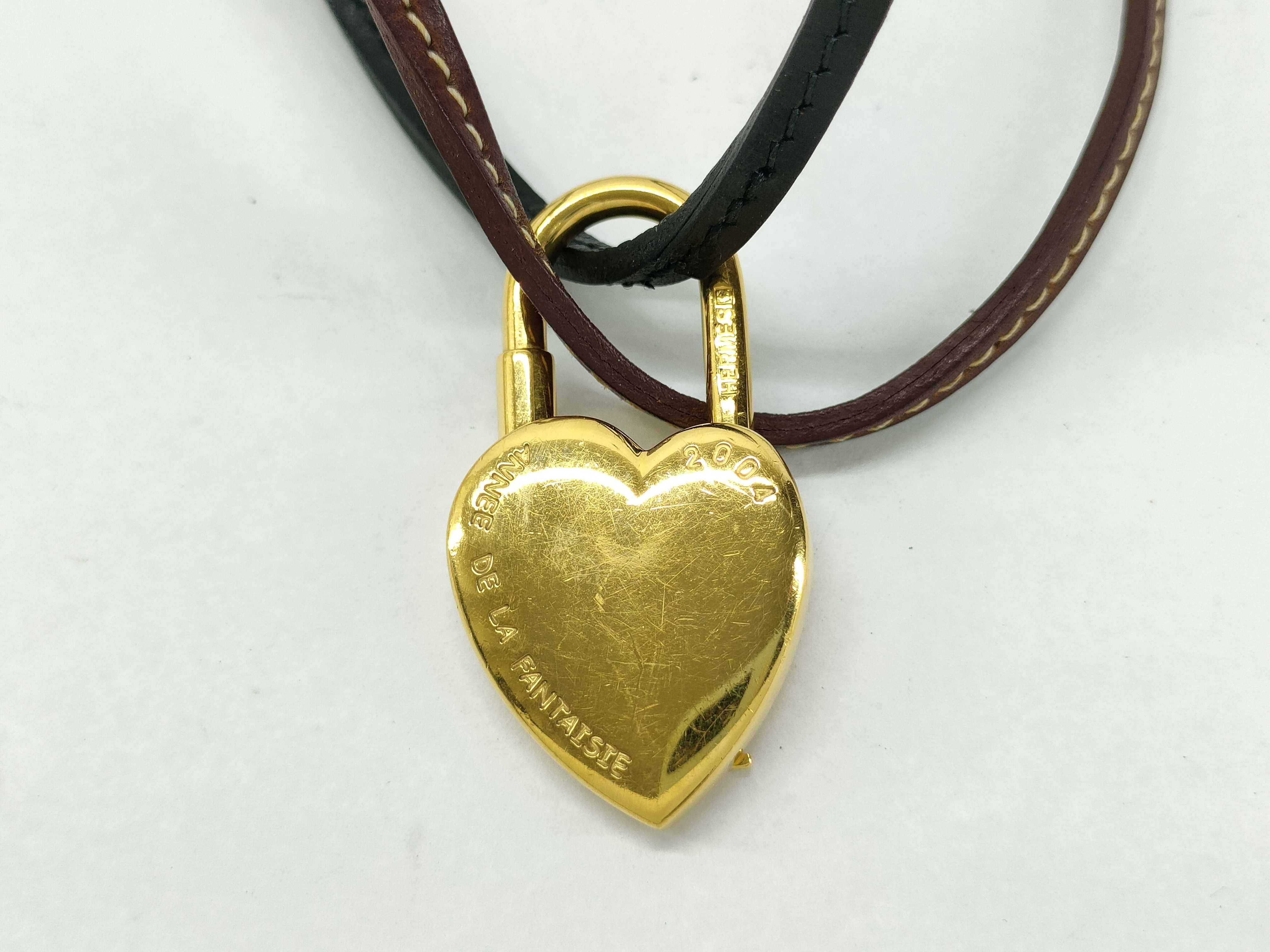 Viviride Heart Cadena Metal Gold Necklace — view 2