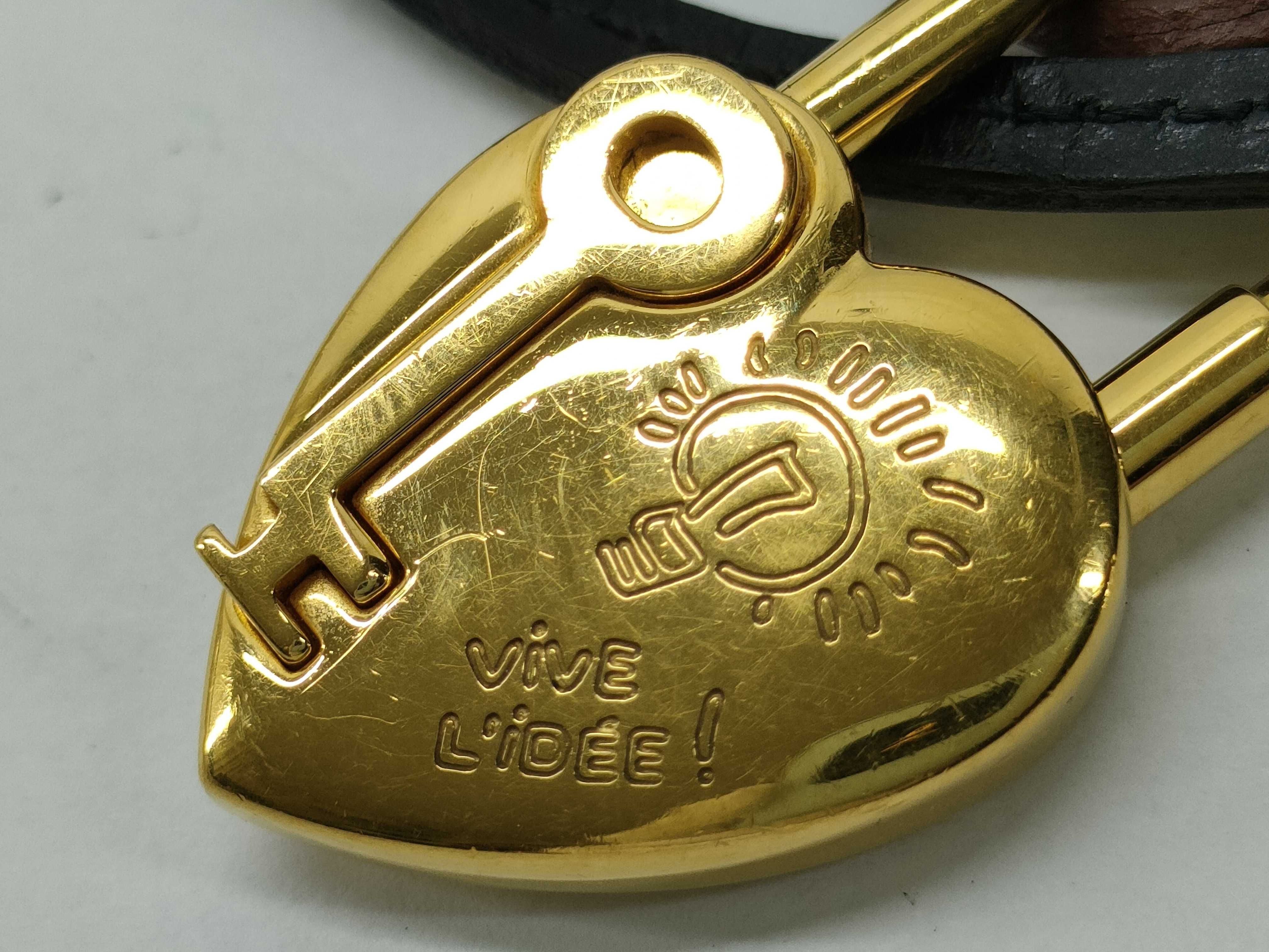 Viviride Heart Cadena Metal Gold Necklace — view 7
