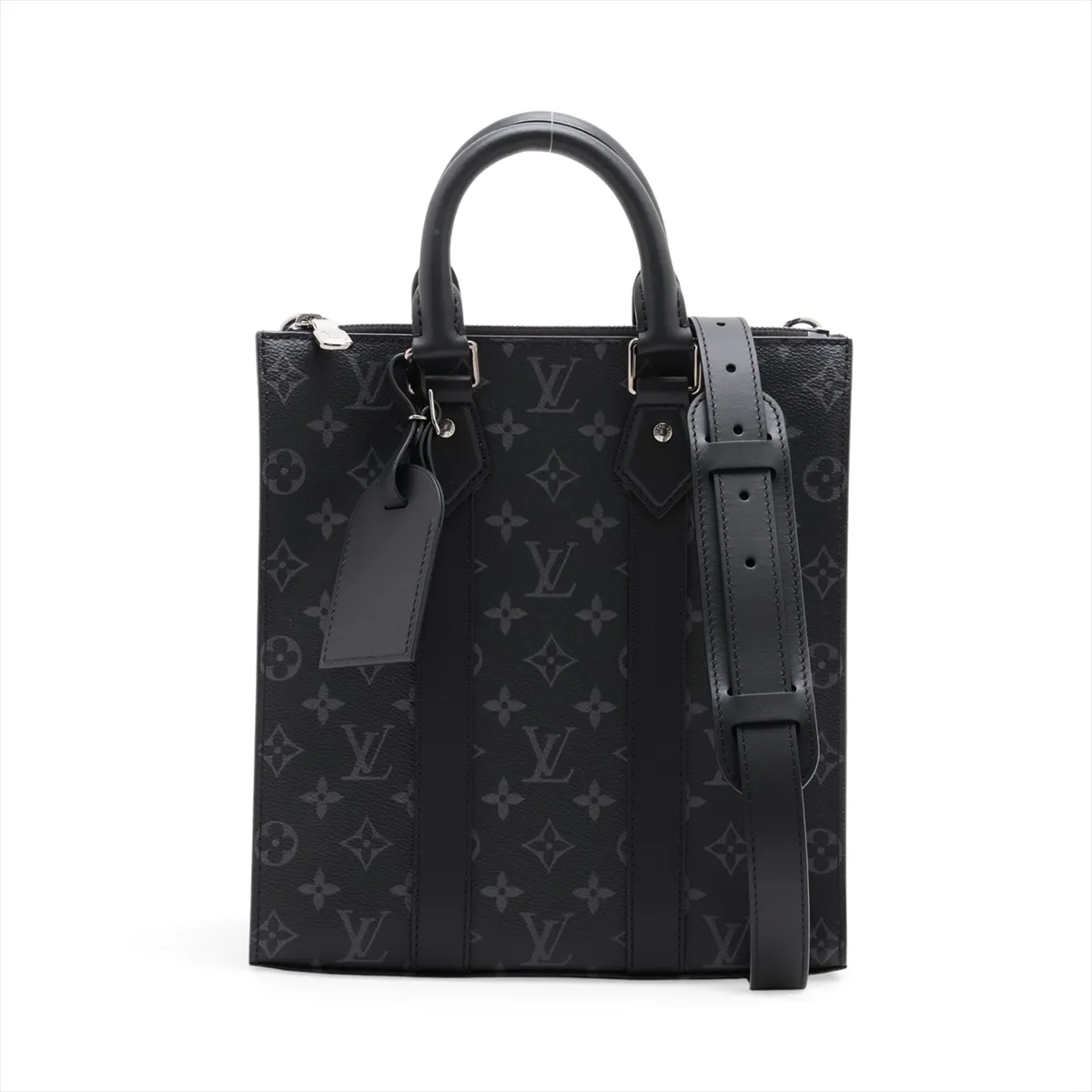 Monogram Eclipse Sac Plat Cross M46456 Black (RFID detected)