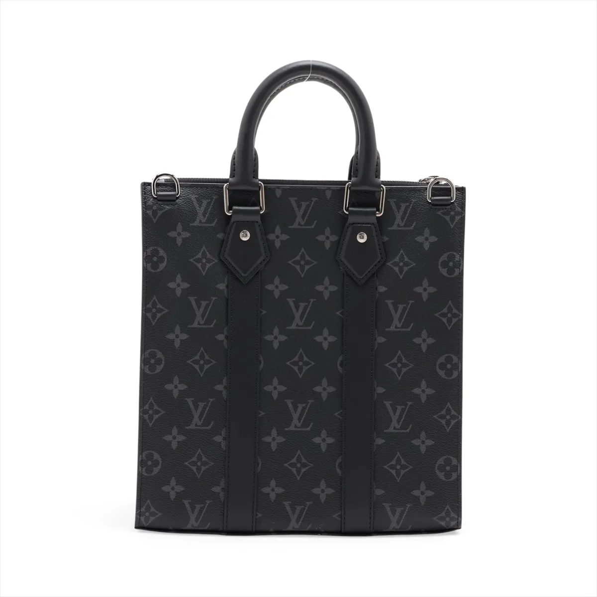 Monogram Eclipse Sac Plat Cross M46456 Black (RFID detected) — view 2