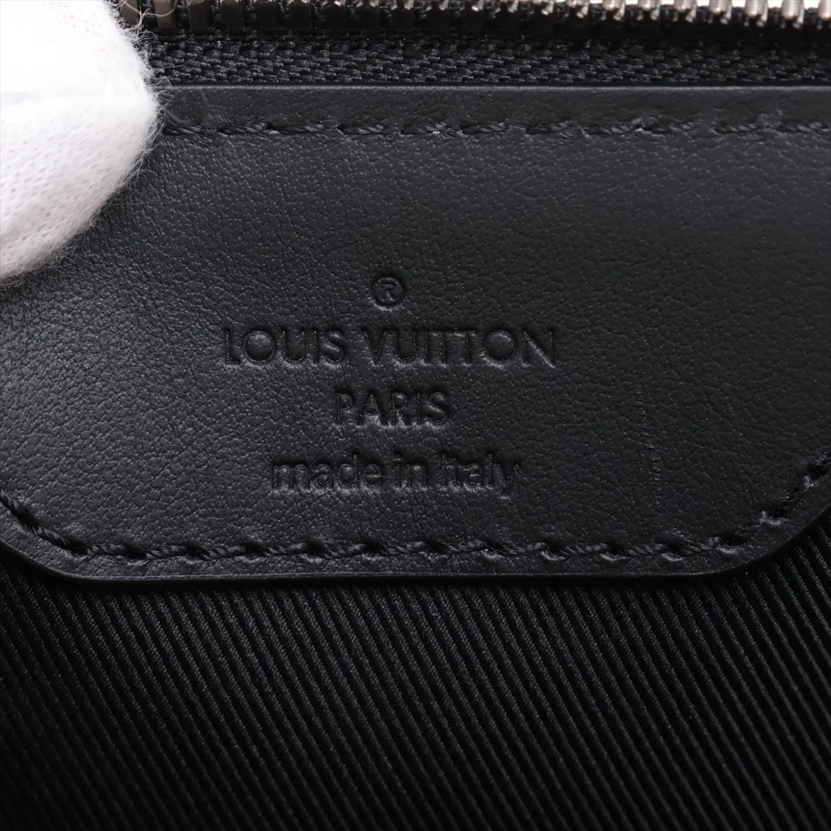 Monogram Eclipse Sac Plat Cross M46456 Black (RFID detected) — view 11