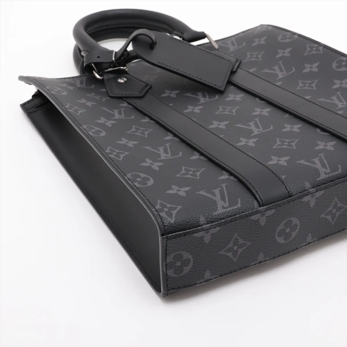 Monogram Eclipse Sac Plat Cross M46456 Black (RFID detected) — view 4