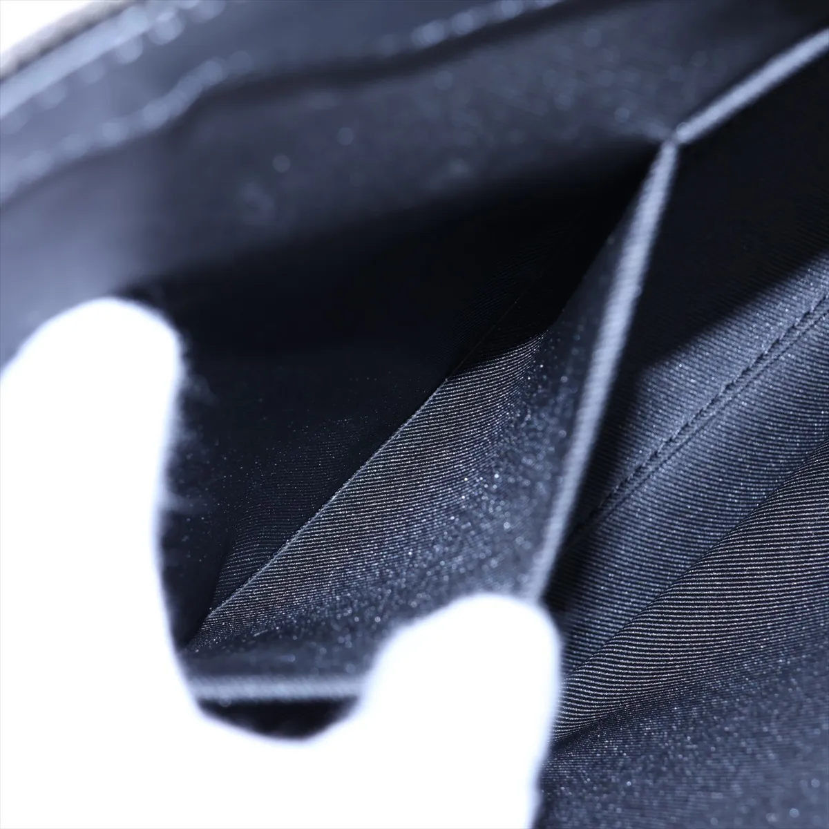 Monogram Eclipse Sac Plat Cross M46456 Black (RFID detected) — view 9