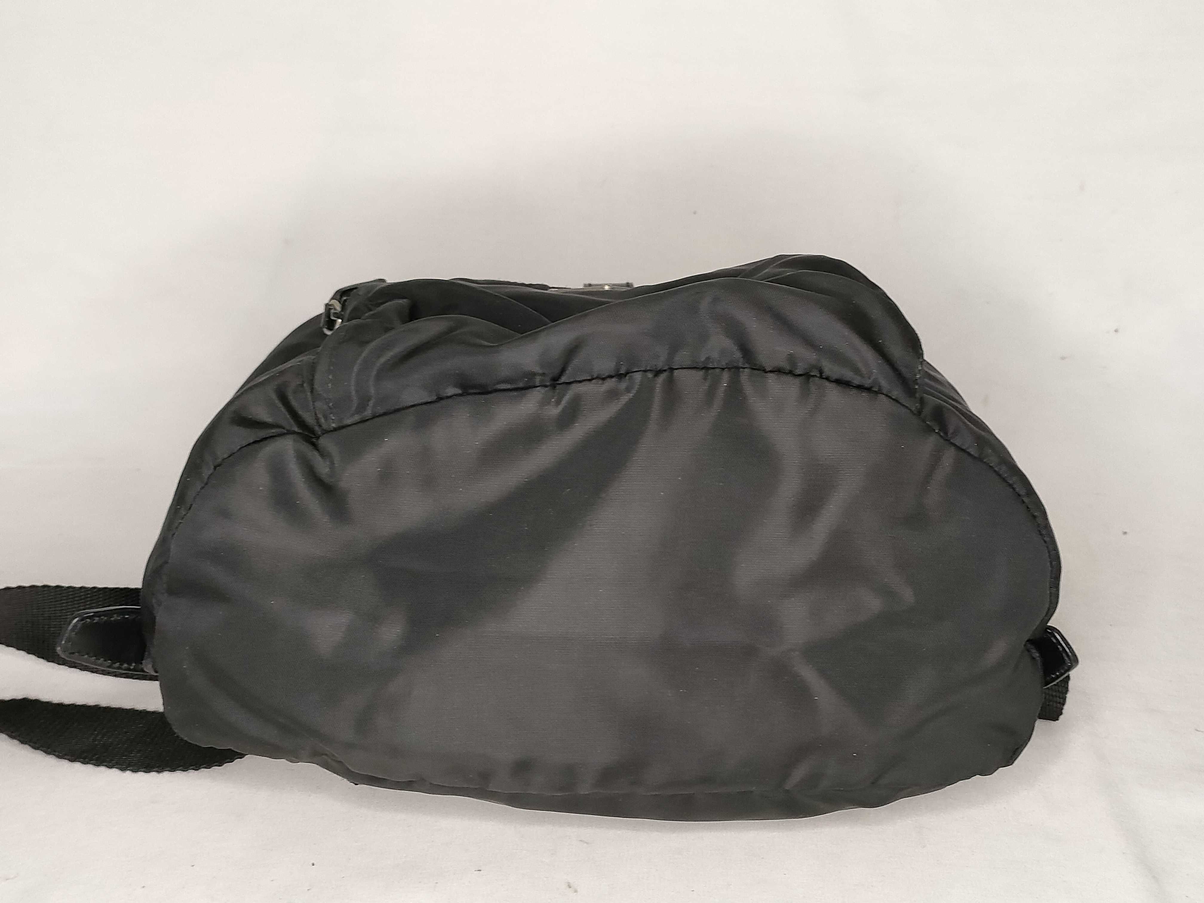 nylon backpack, black nylon backpack. — view 7