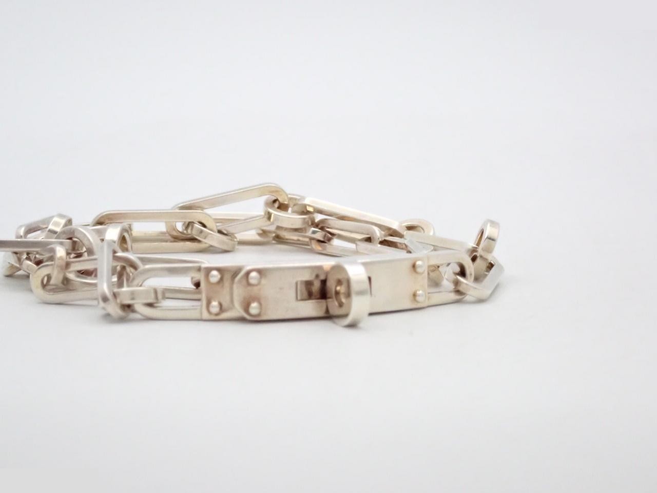 SV925/31.8g Kelly Chaine Double Tour Bracelet — view 3