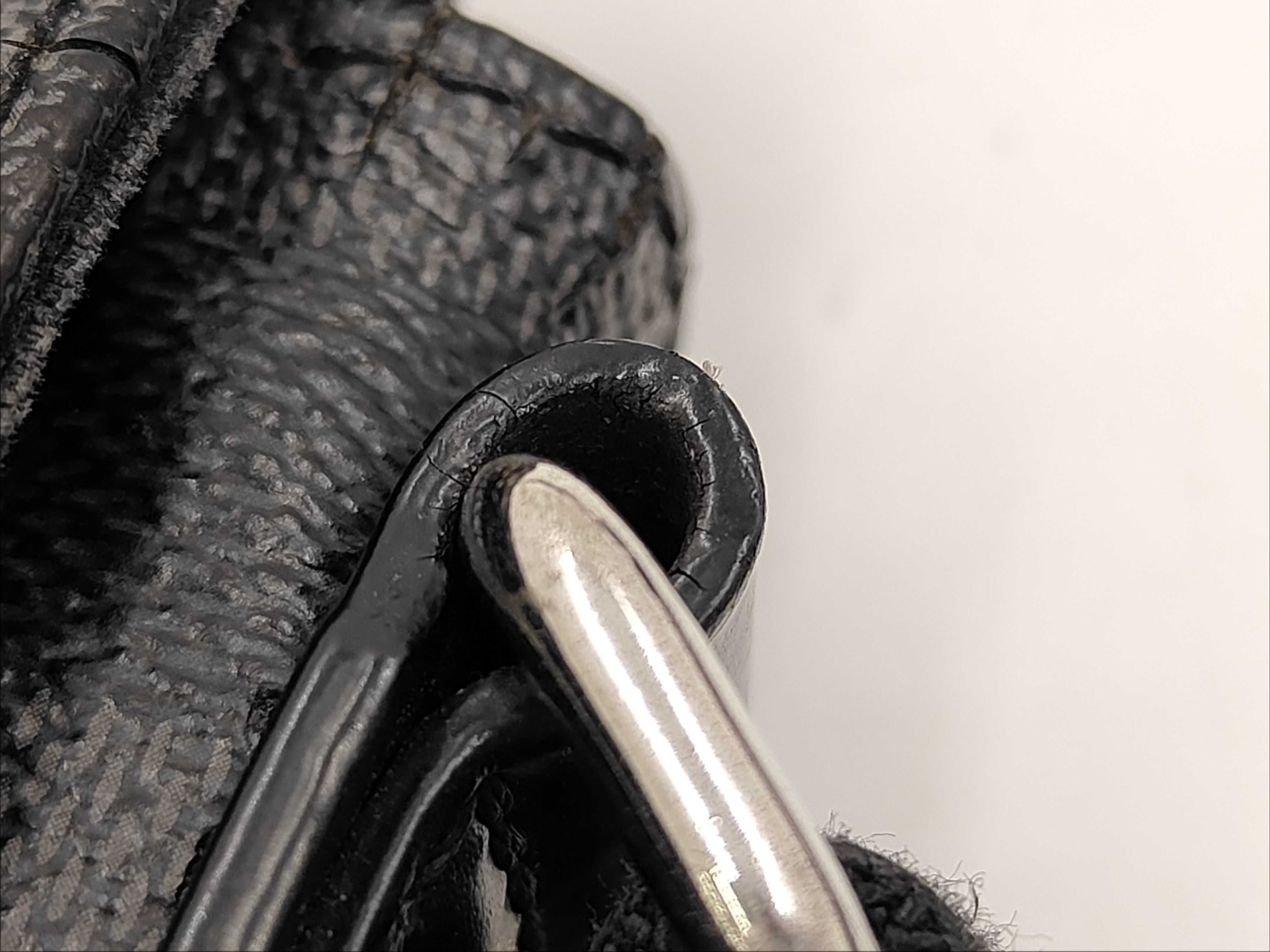 Damier Graphite District PM N41260 Black Shoulder Bag — view 8