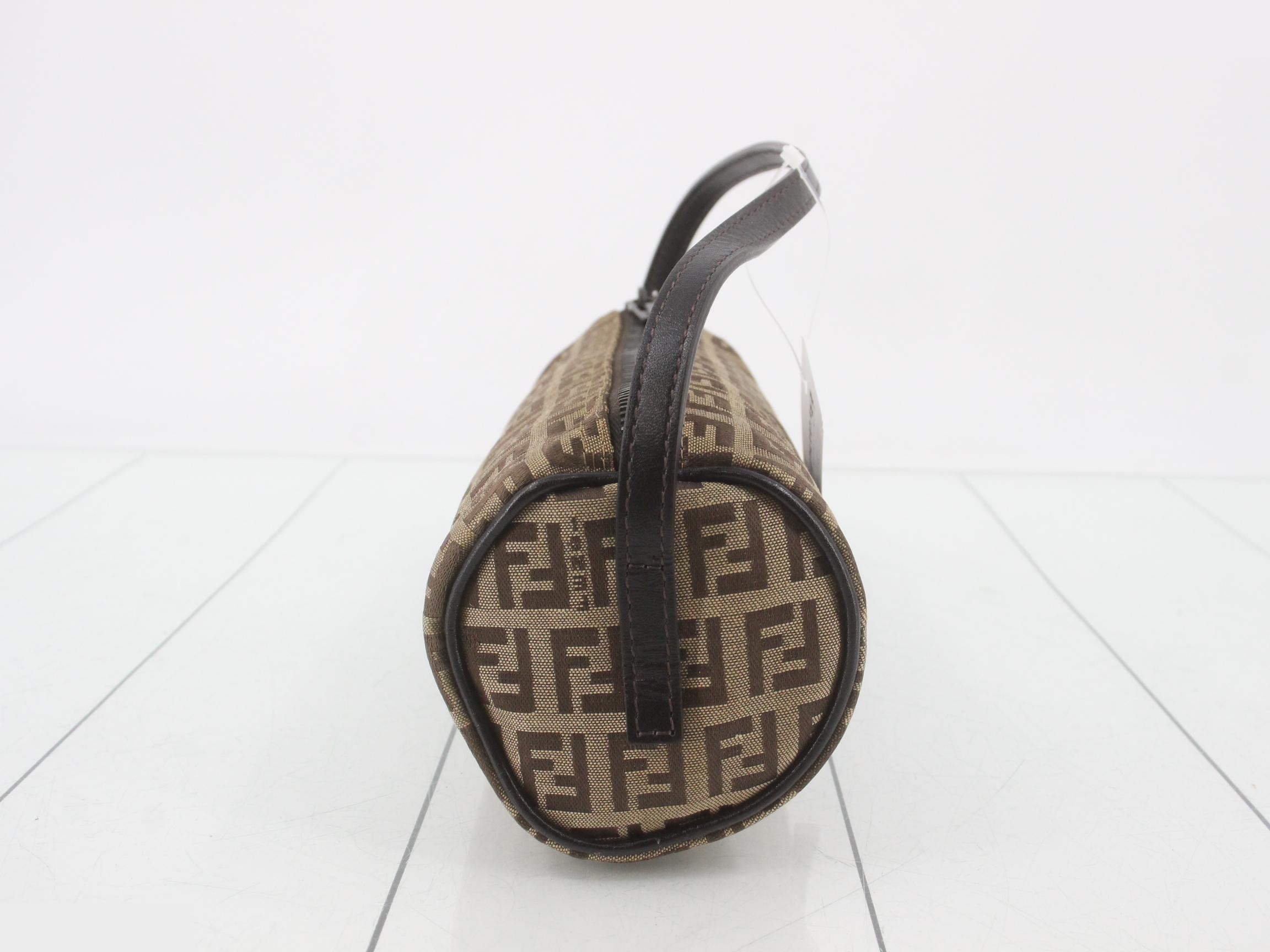 Zucchino (Bag) - Cylindrical Handbag, Brown — view 3