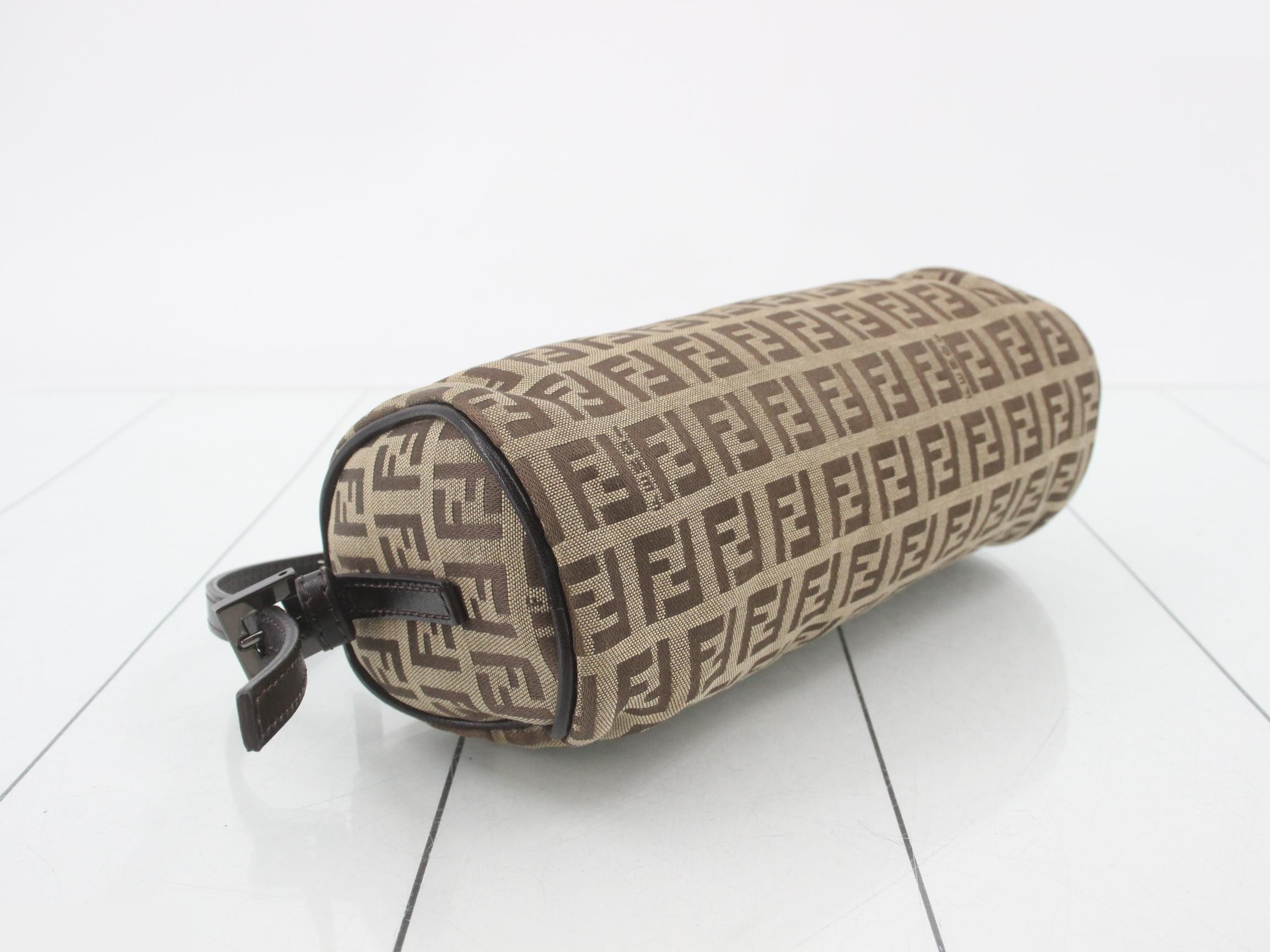 Zucchino (Bag) - Cylindrical Handbag, Brown — view 5