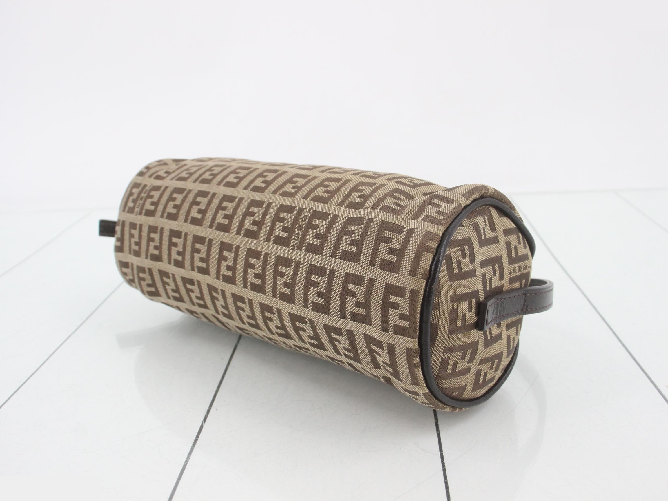 Zucchino (Bag) - Cylindrical Handbag, Brown — view 6