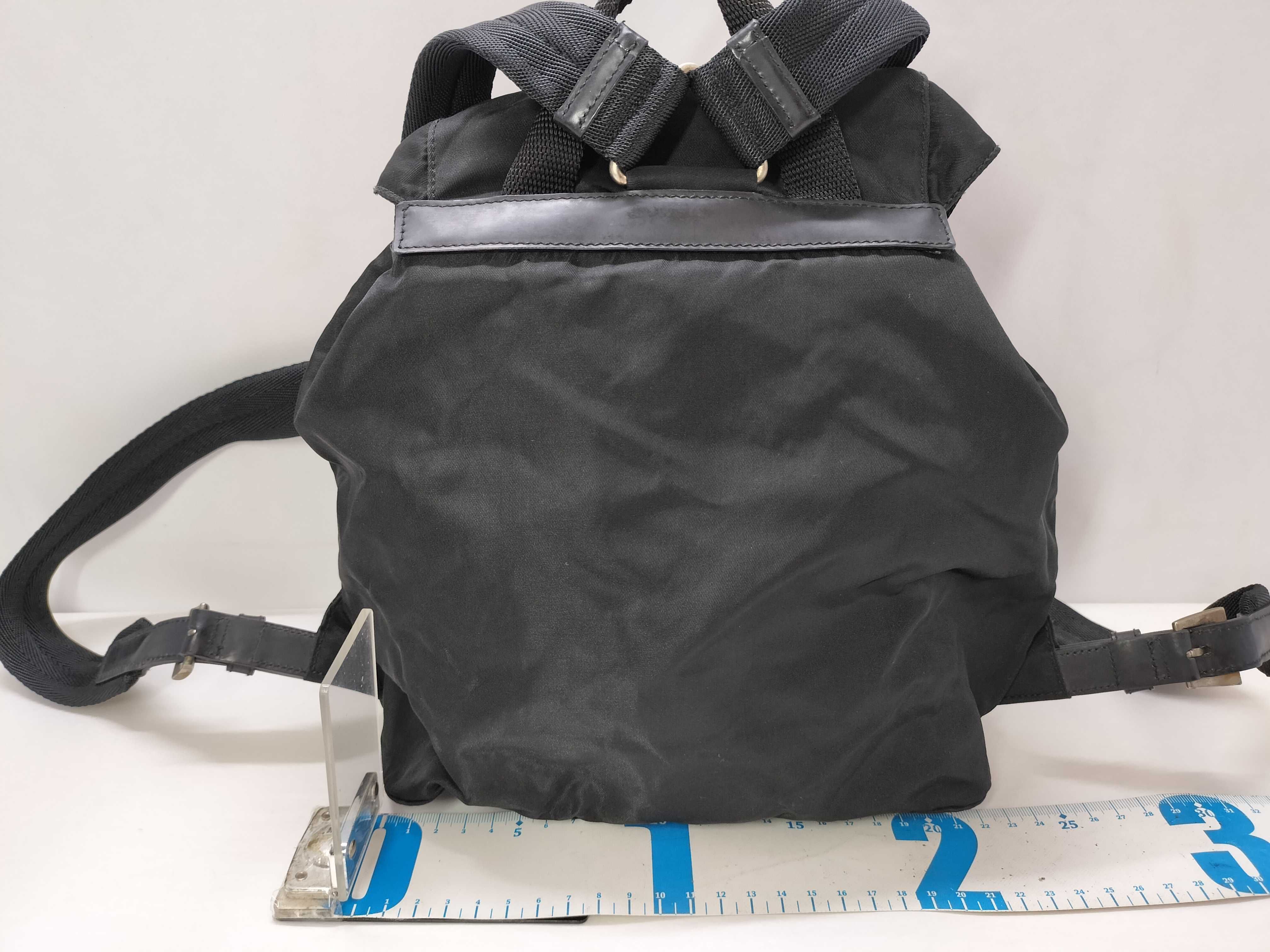 nylon backpack with triangular logo. — view 2