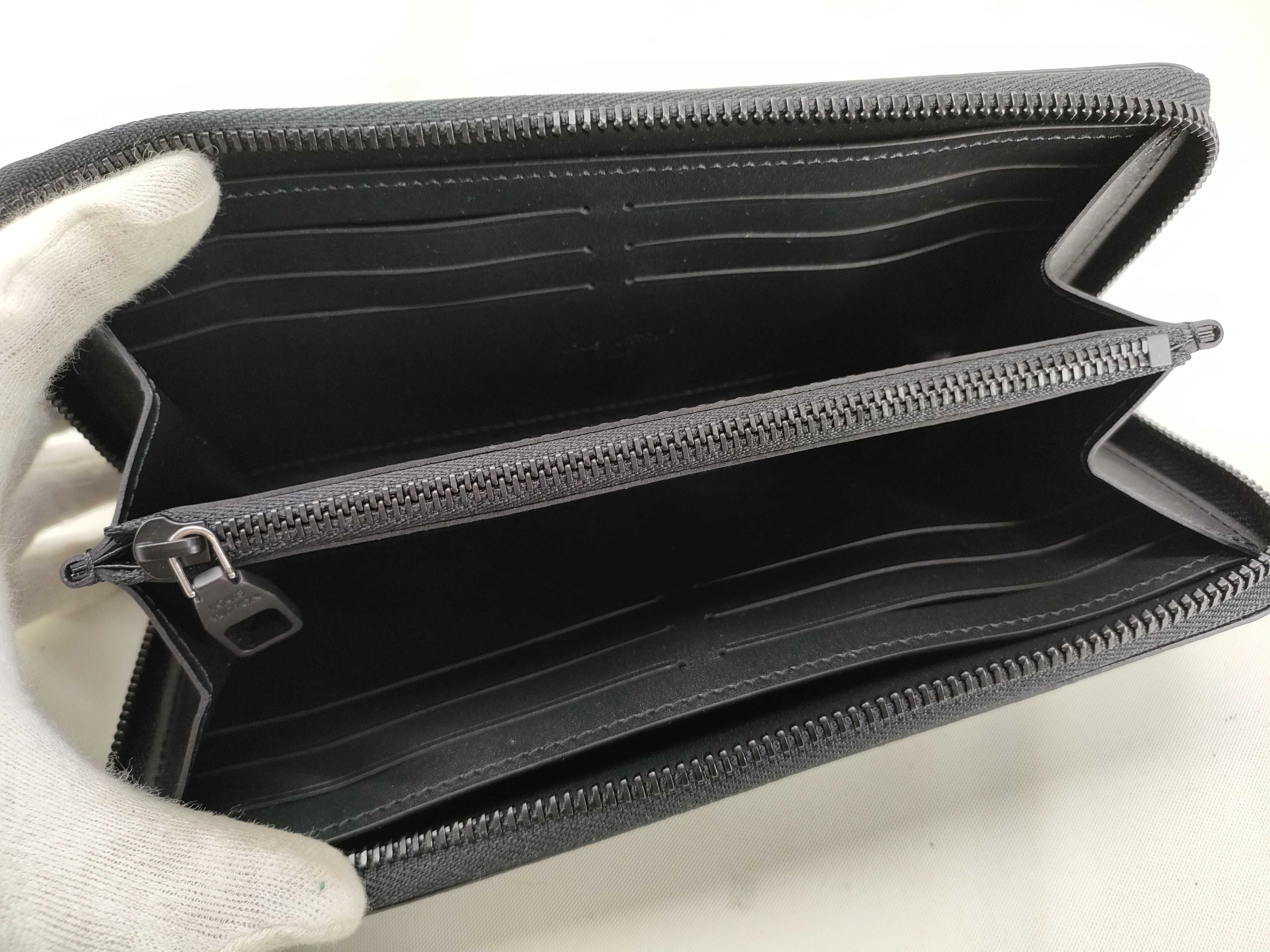 M28048/Zippy Wallet Horizontal/Long Wallet/Monogram Midnight/RFID Wallet — view 9