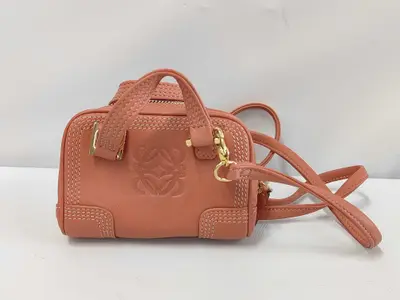 Amazona Micro Mini Shoulder Bag. Accessories: Box, shoulder strap, coin case.
