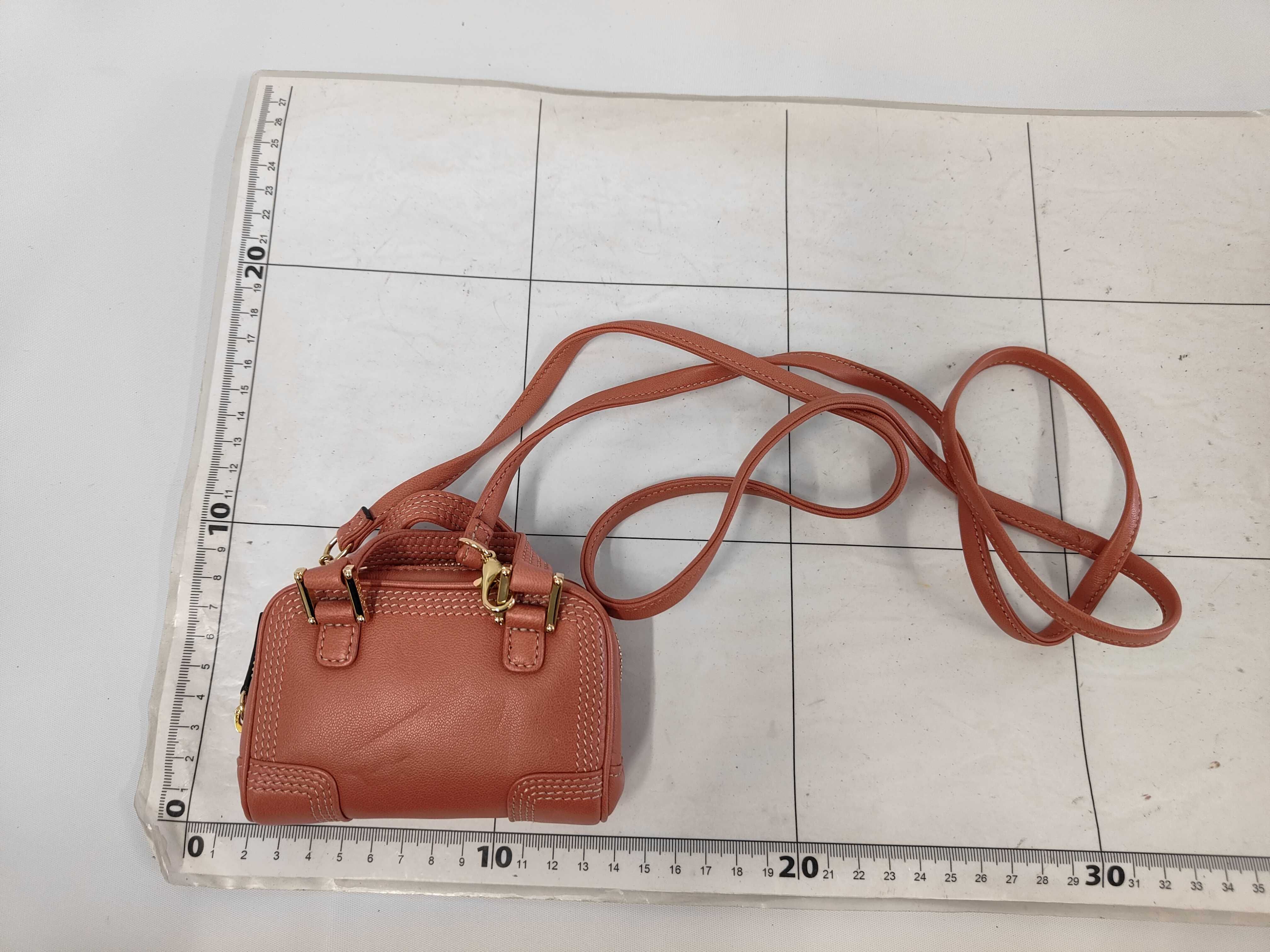 Amazona Micro Mini Shoulder Bag. Accessories: Box, shoulder strap, coin case. — view 2