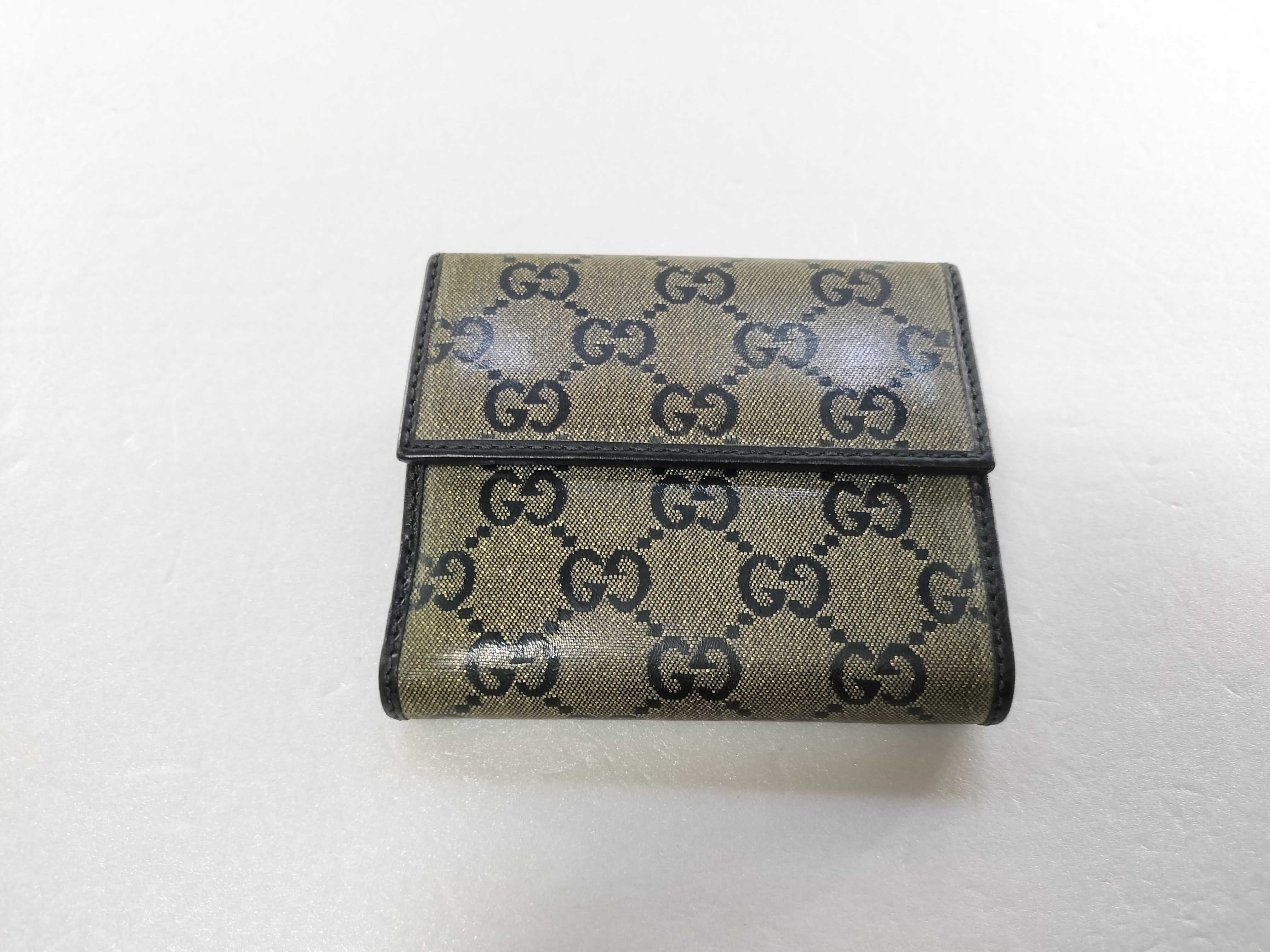 GG Patent Leather Bi-fold Wallet