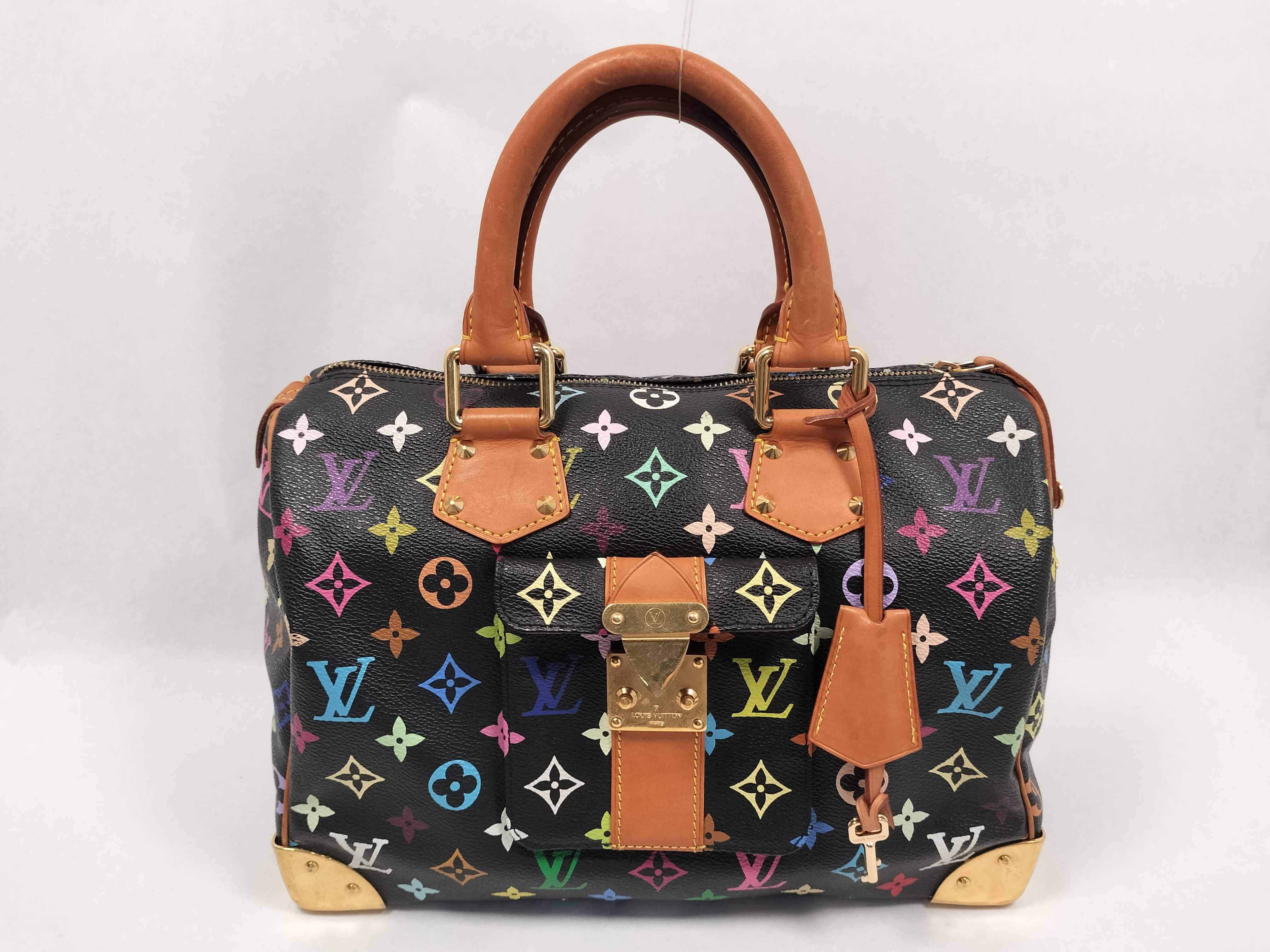 Monogram Multicolor Louis Vuitton Monogram Speedy Handbag Shoulder Bag Boston Bag