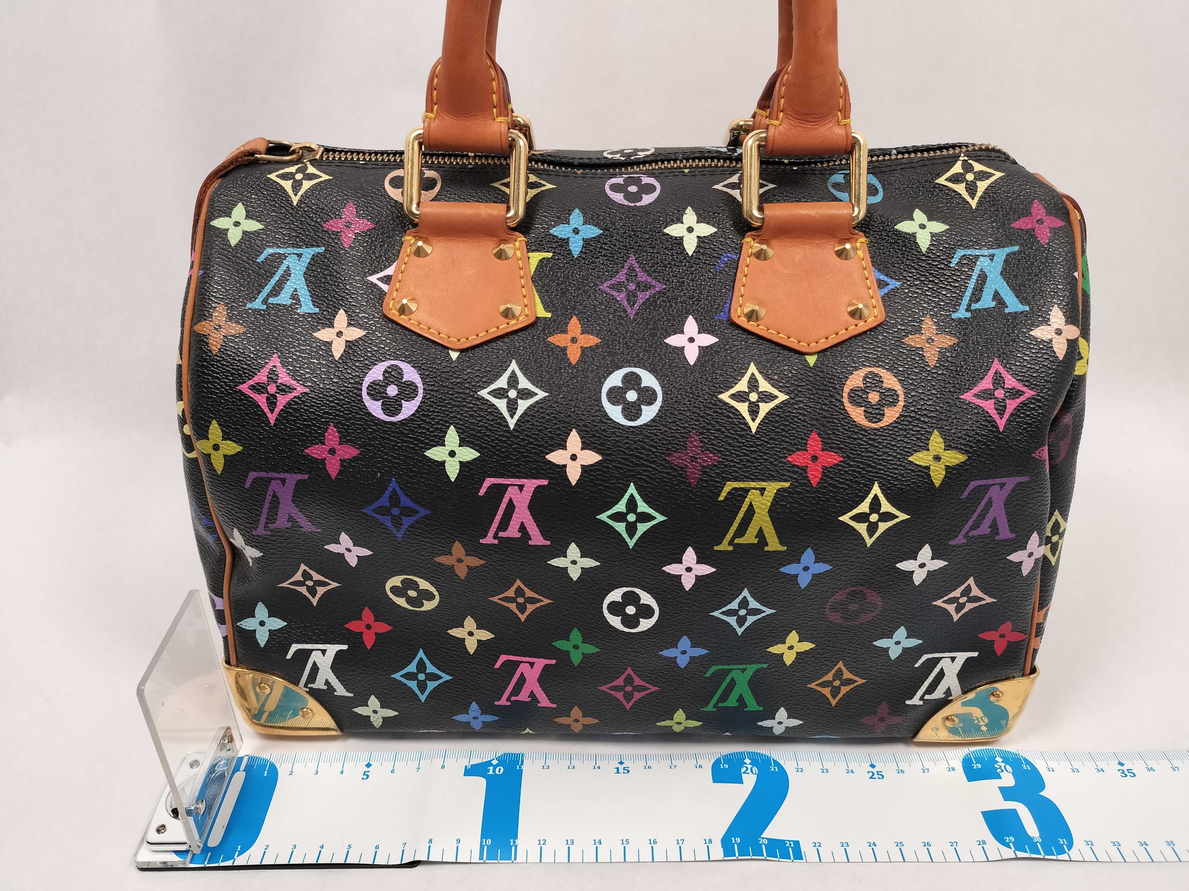 Monogram Multicolor Louis Vuitton Monogram Speedy Handbag Shoulder Bag Boston Bag — view 2