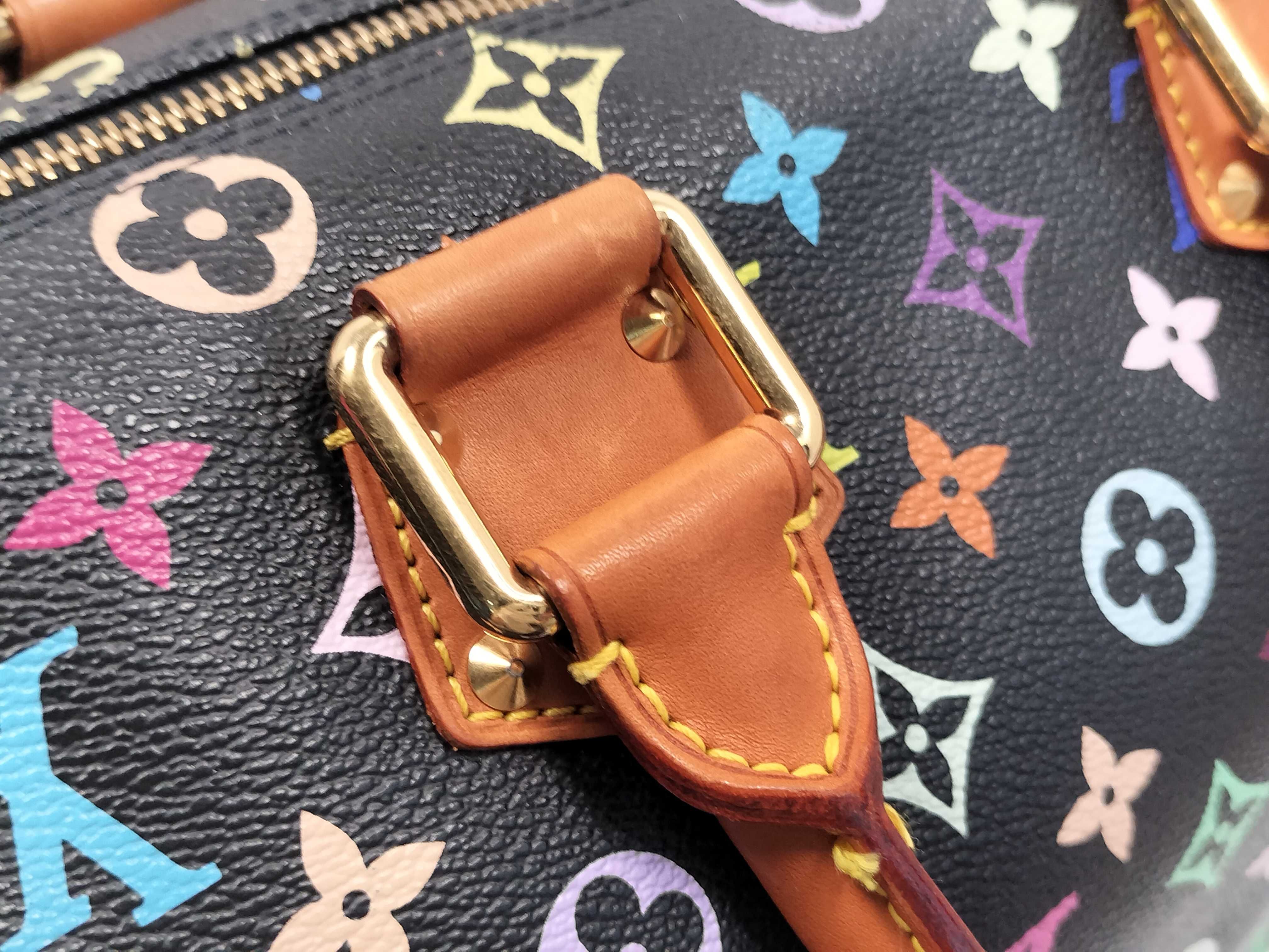 Monogram Multicolor Louis Vuitton Monogram Speedy Handbag Shoulder Bag Boston Bag — view 5