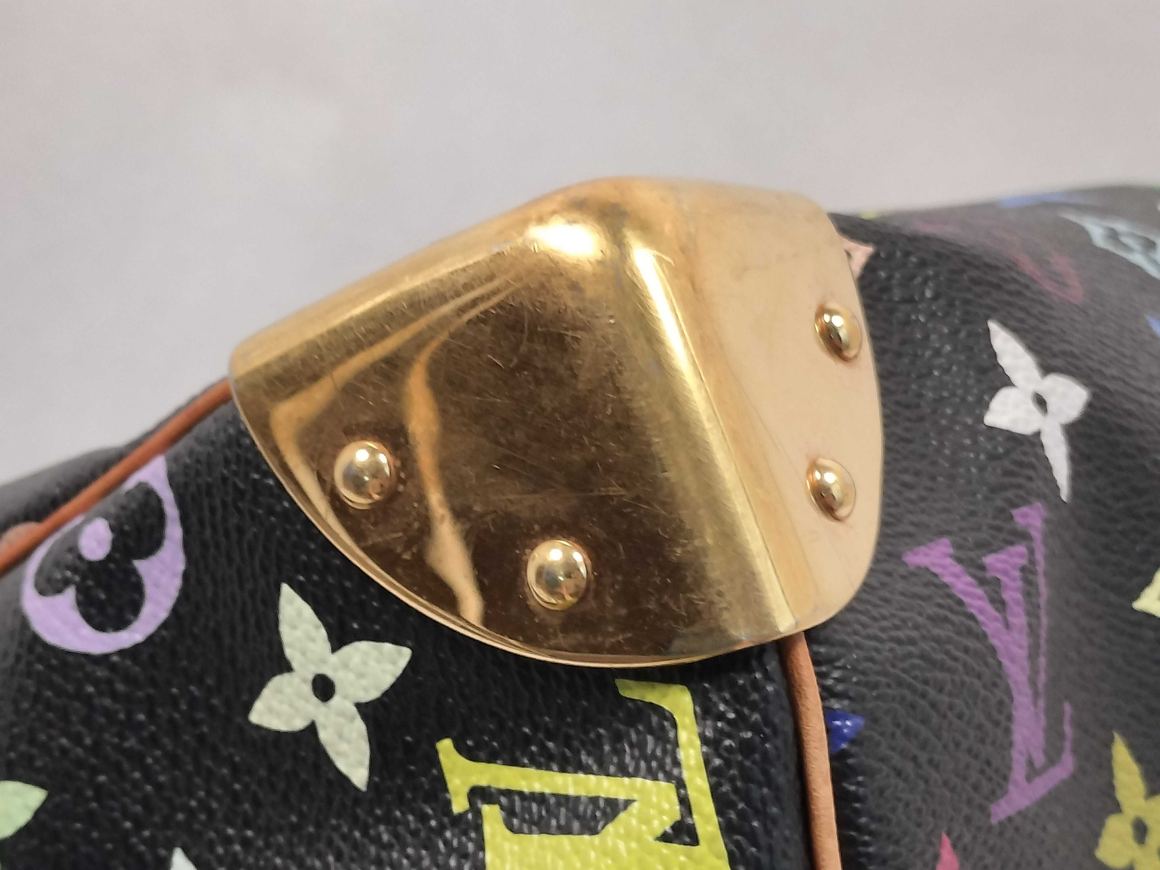 Monogram Multicolor Louis Vuitton Monogram Speedy Handbag Shoulder Bag Boston Bag — view 6