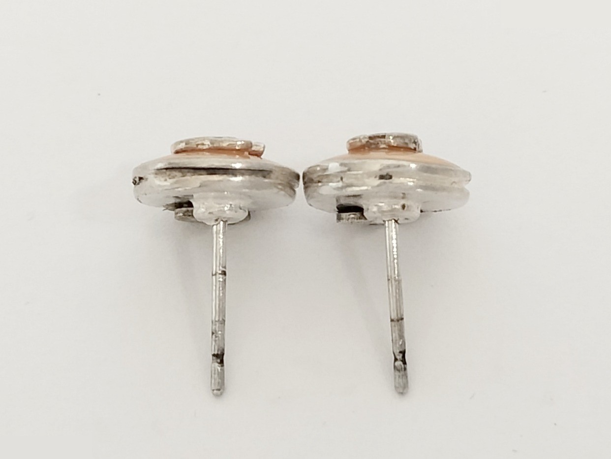 Coco mini silver earrings — view 4