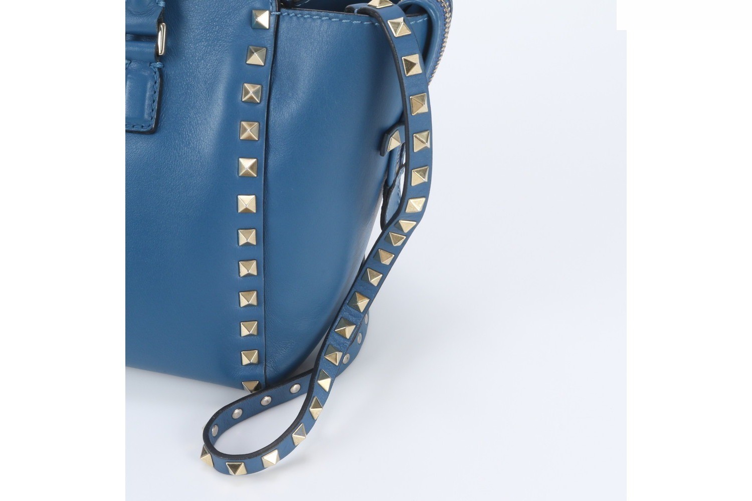 Rockstud Leather 2-Way Shoulder Bag, Crossbody Bag, Tote Bag — view 3