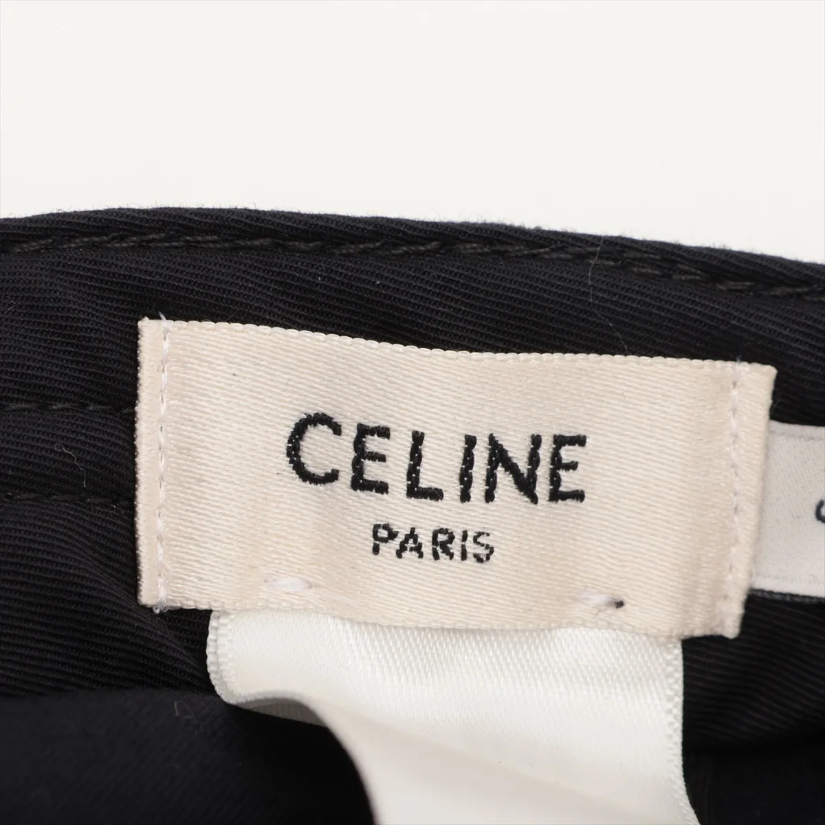 2AUT6969P Triomphe Cap, Size S, Cotton, Navy. — view 5