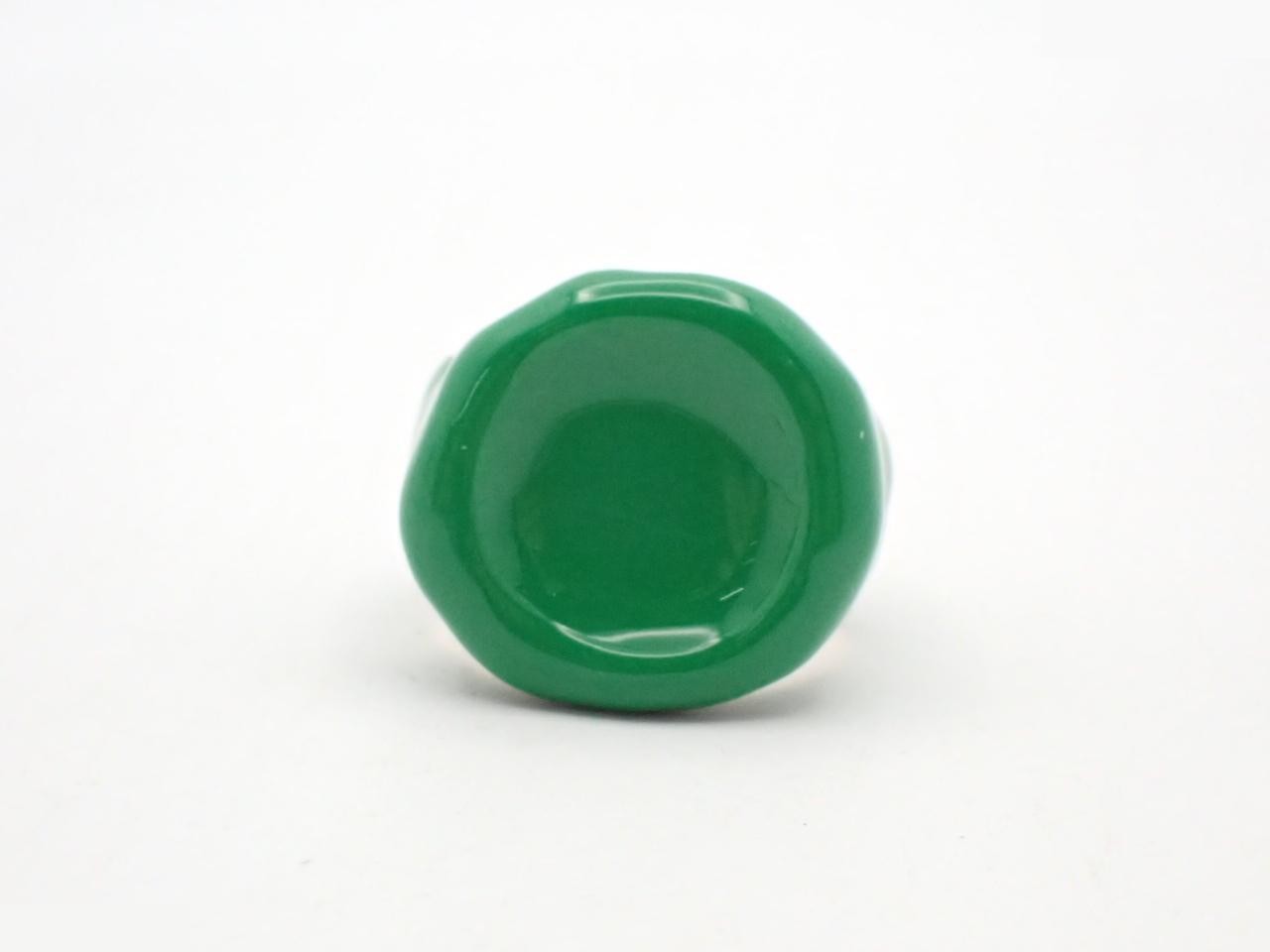 Ring, Ag925, 31.6g, enamel ring, size #21