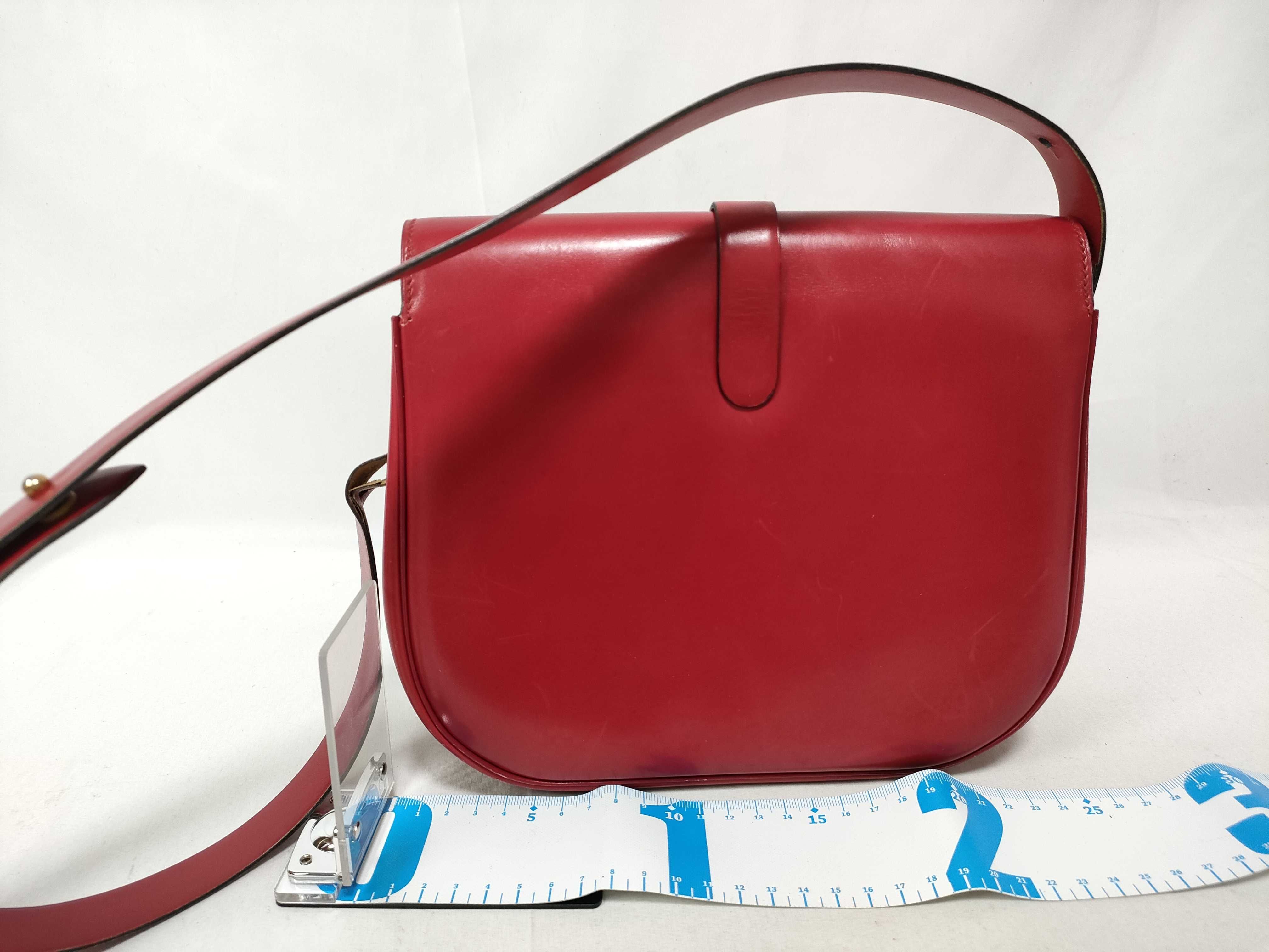 Shoulder Bag Leather Red Shoulder Bag — view 2