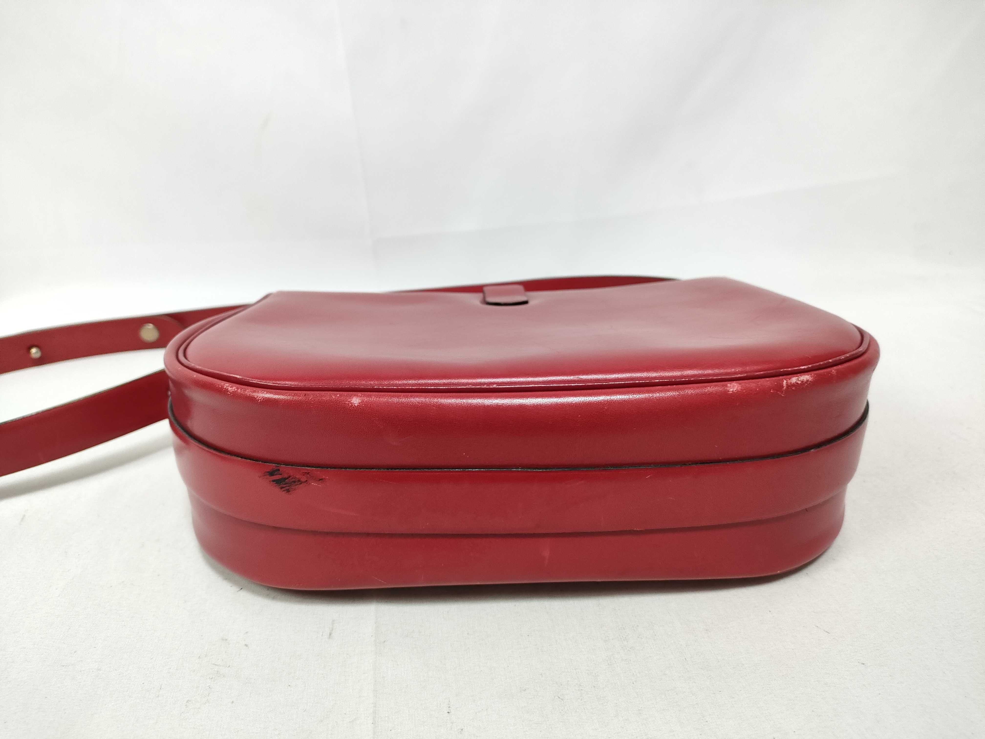 Shoulder Bag Leather Red Shoulder Bag — view 3