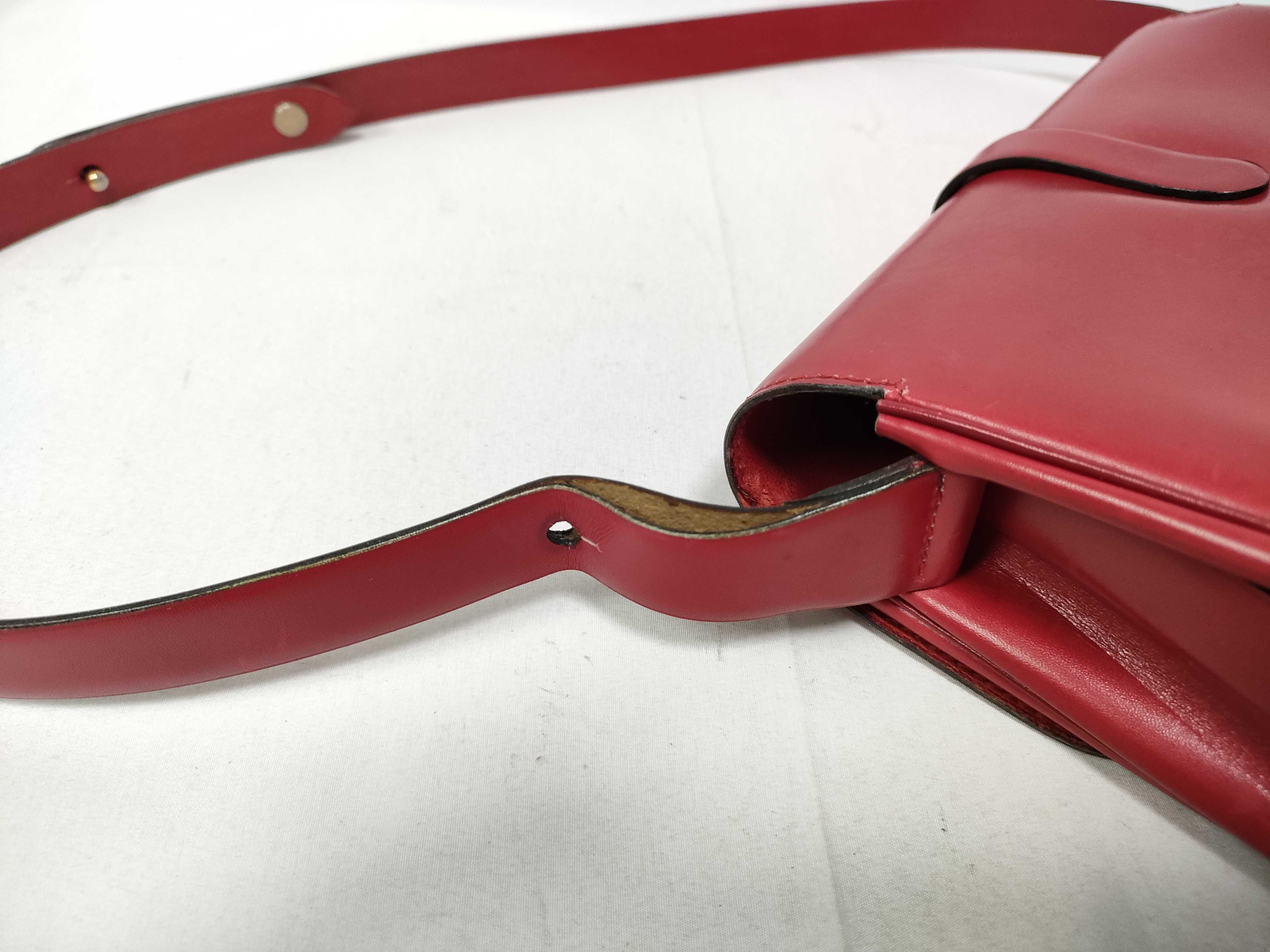 Shoulder Bag Leather Red Shoulder Bag — view 7