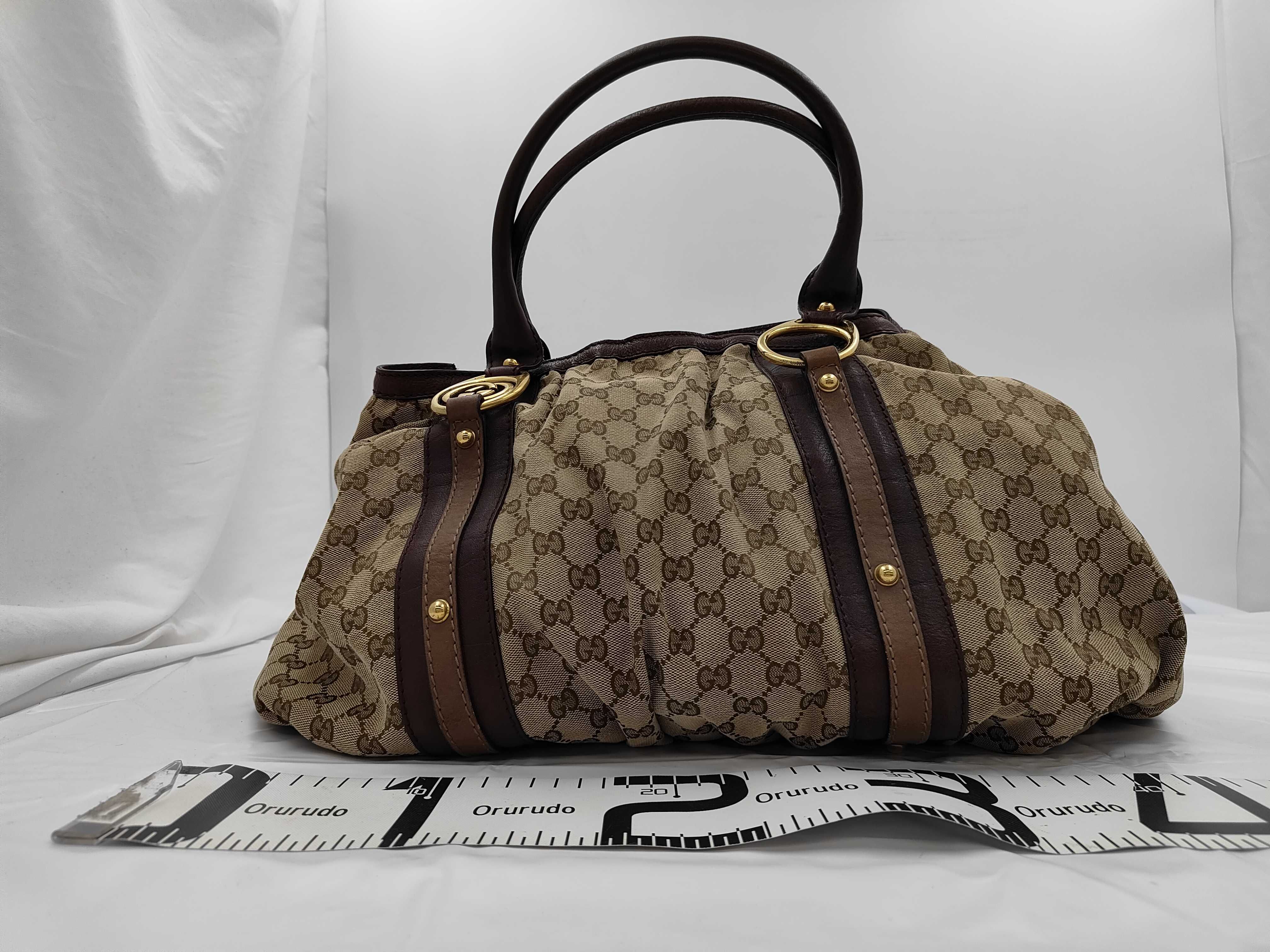 ID- Interlocking G Tote Monogram Canvas 40cm #2239654493492 GHW Tote Bag — view 2