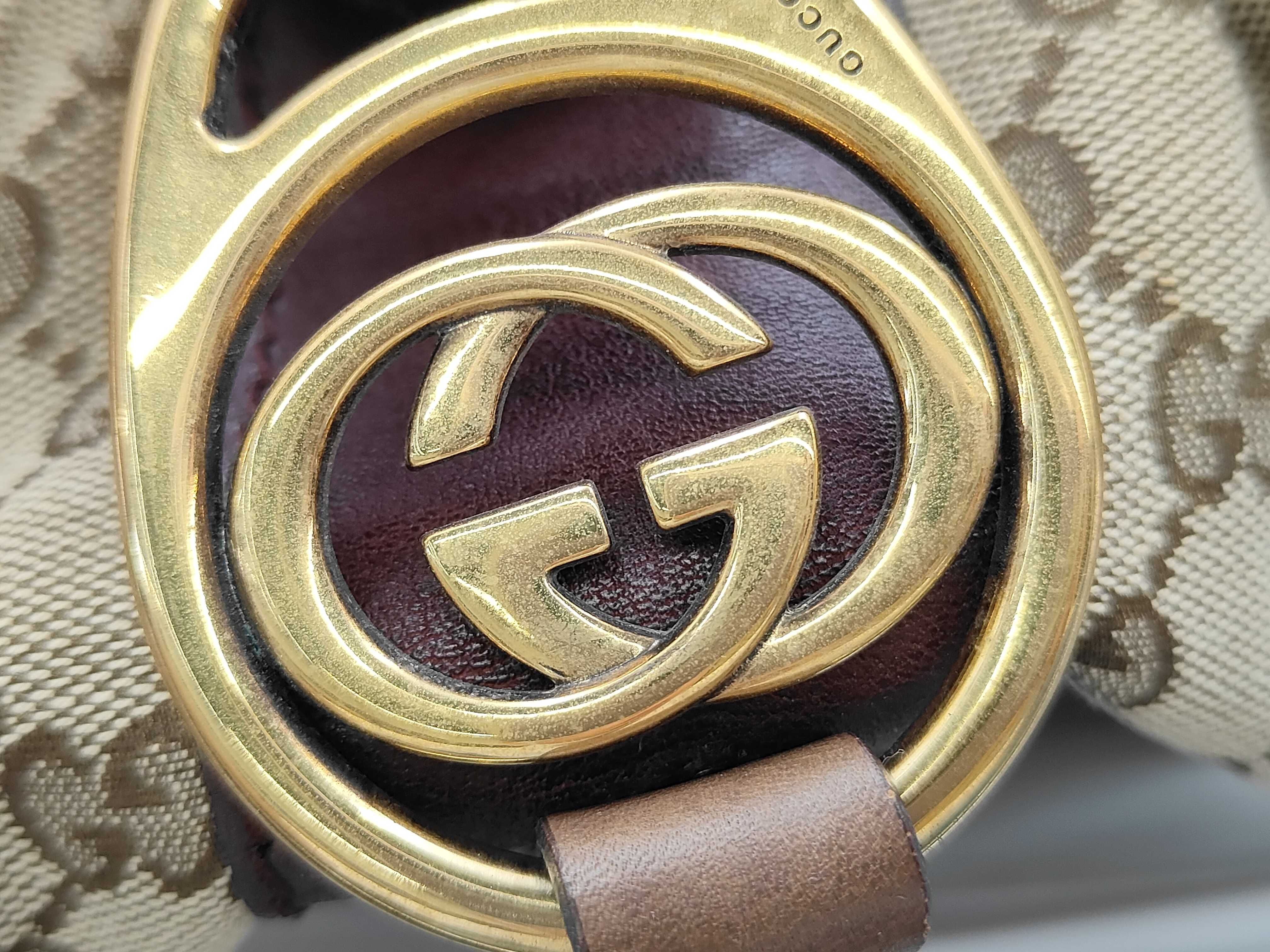 ID- Interlocking G Tote Monogram Canvas 40cm #2239654493492 GHW Tote Bag — view 13