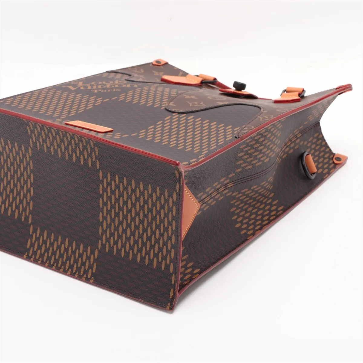 x NIGO Damier Giant Mini Tote N40355 Brown FO4280 — view 3