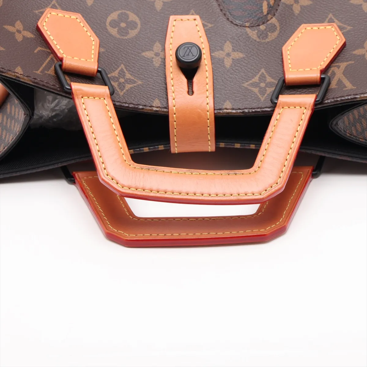 x NIGO Damier Giant Mini Tote N40355 Brown FO4280 — view 5
