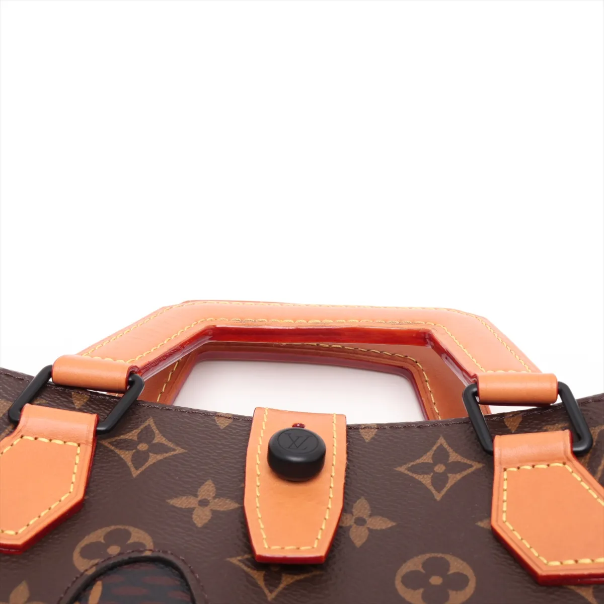 x NIGO Damier Giant Mini Tote N40355 Brown FO4280 — view 6