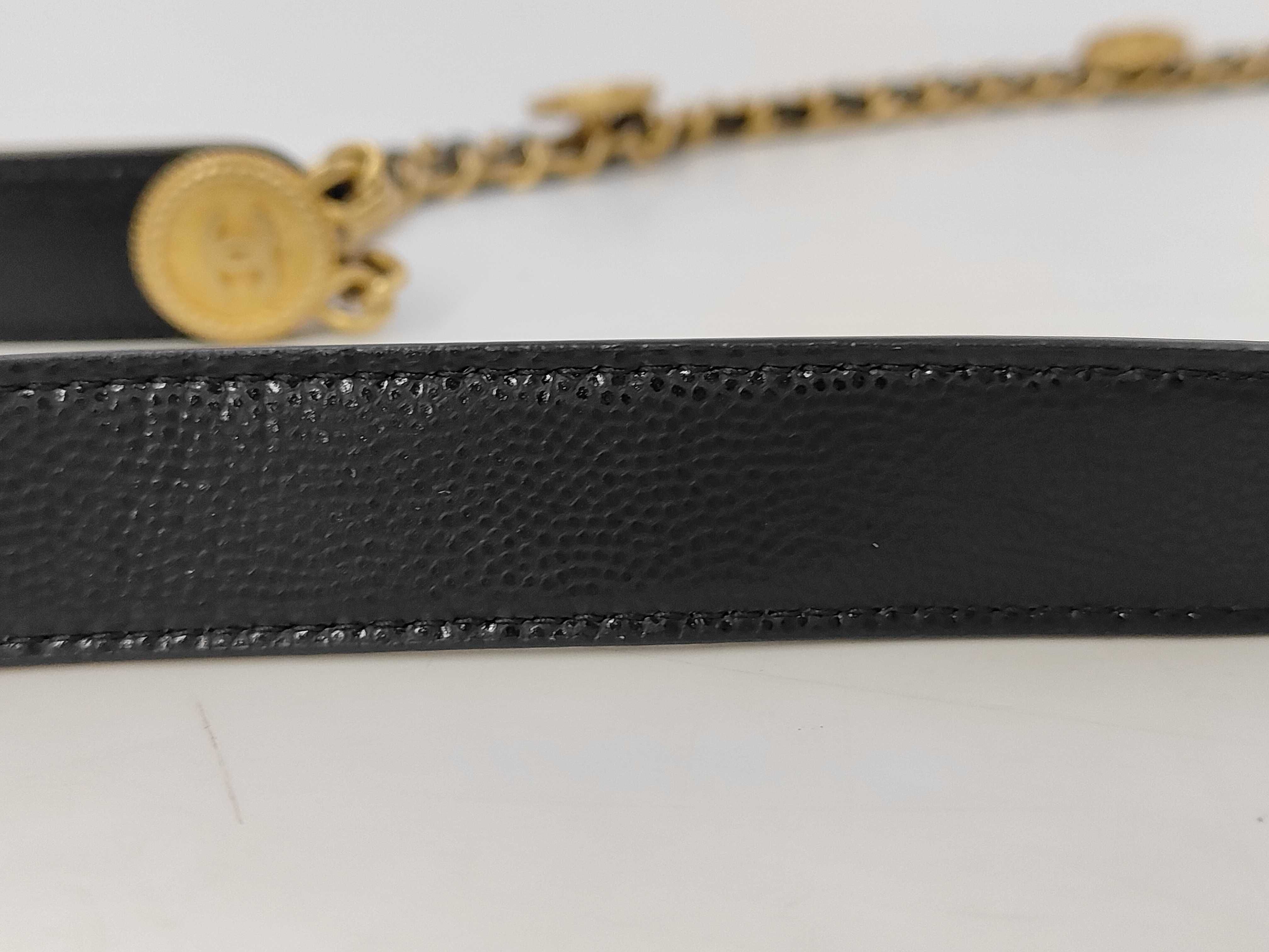 Matelassé Caviar Skin Gold Hardware Chain Wallet Shoulder Bag — view 4